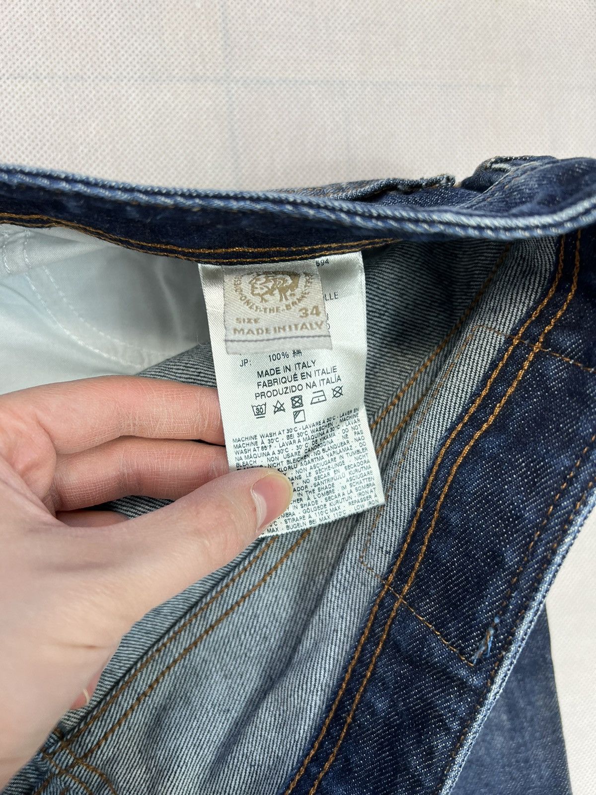 Diesel × Vintage Pants Diesel Industry vintage jeans Size US 34 / EU 50 - 4 Thumbnail