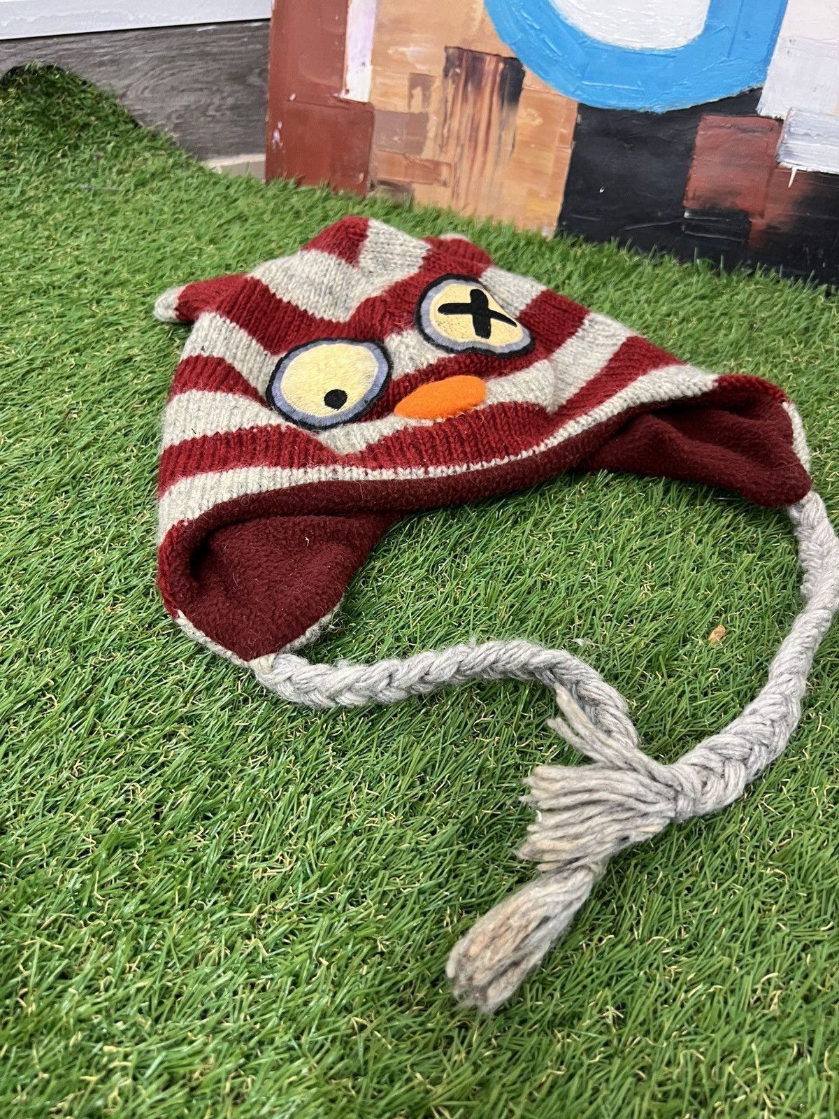Japanese Brand Vintage Japanese Brand Nepal Y2k Hat Beanie Streetwear LGB Size ONE SIZE - 5 Thumbnail