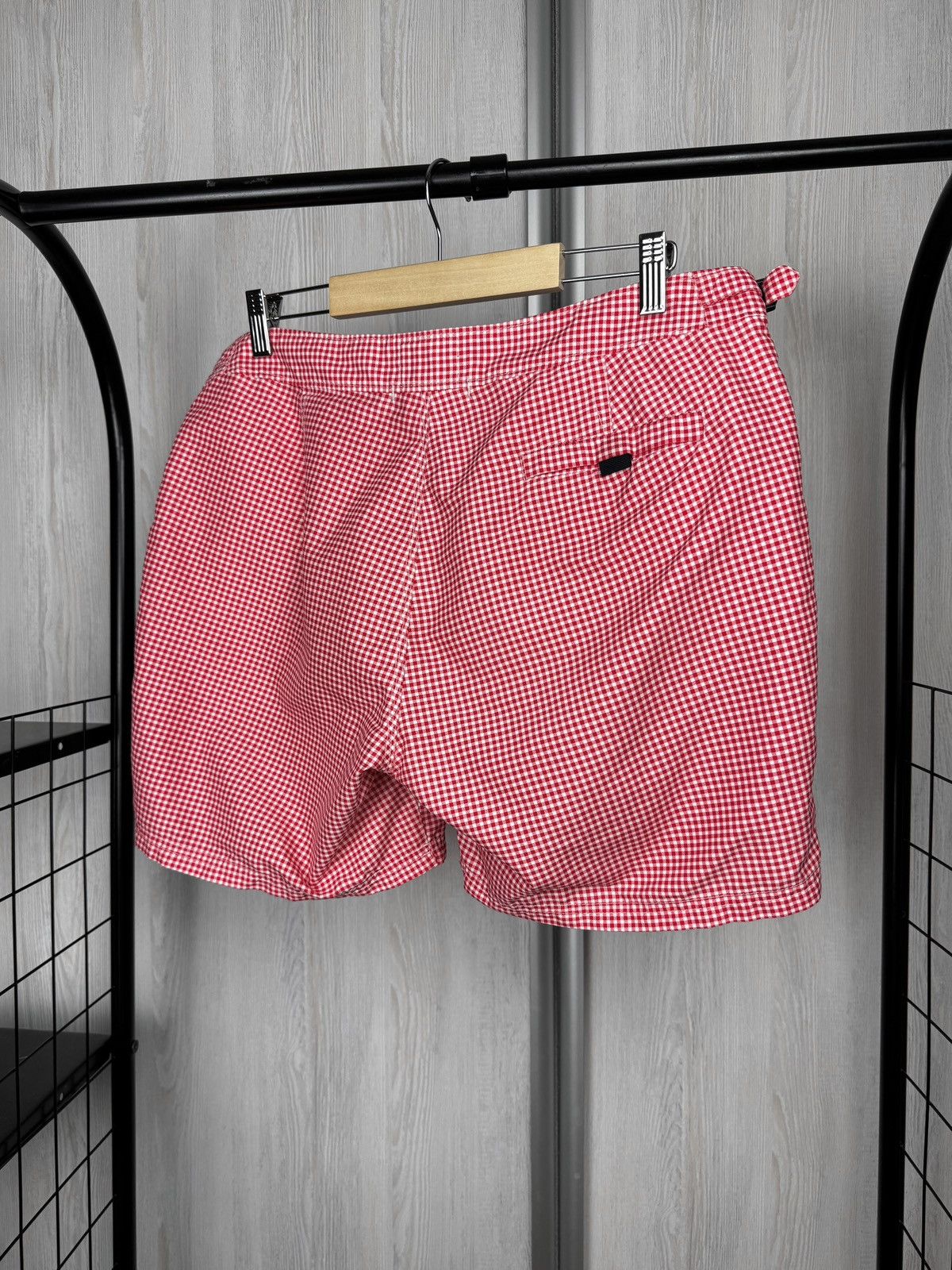 Hackett Hackett London Mini Gingham TL Coral Swimwear Shorts sz M Size US 32 / EU 48 - 7 Thumbnail