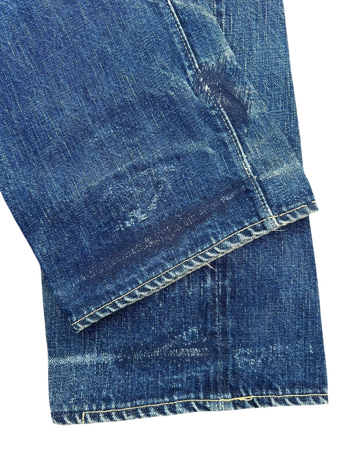 Kapital Vintage Full Count Selvedge Distressed Repair Denim Jeans Size US 30 / EU 46 - 12 Thumbnail