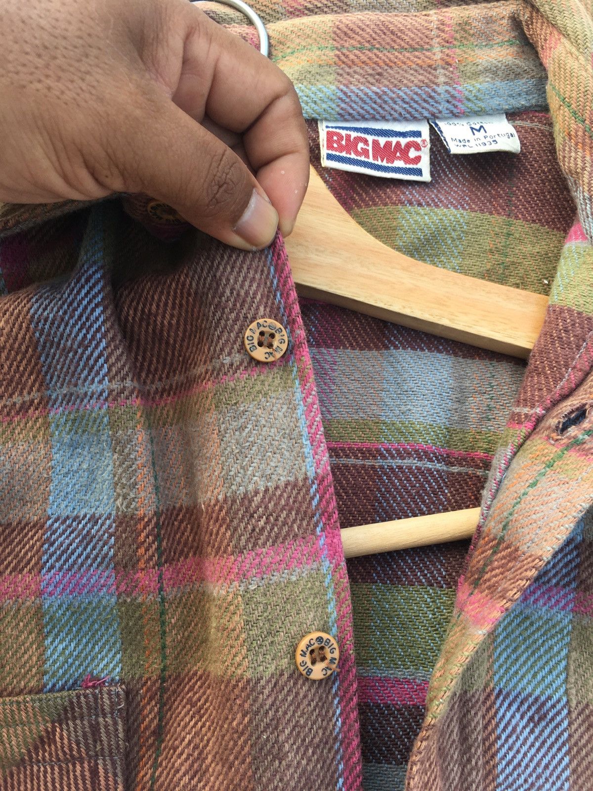 Big Mac Vintage 90s Big Mac Flannel Shirt USA Made Size US M / EU 48-50 / 2 - 10 Thumbnail