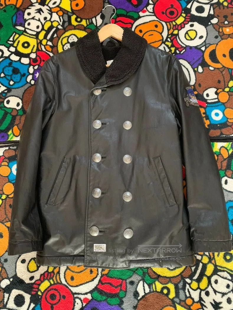 Wtaps Wtaps Vintage Leather Shearling Jacket. Size US L / EU 52-54 / 3 - 1 Thumbnail