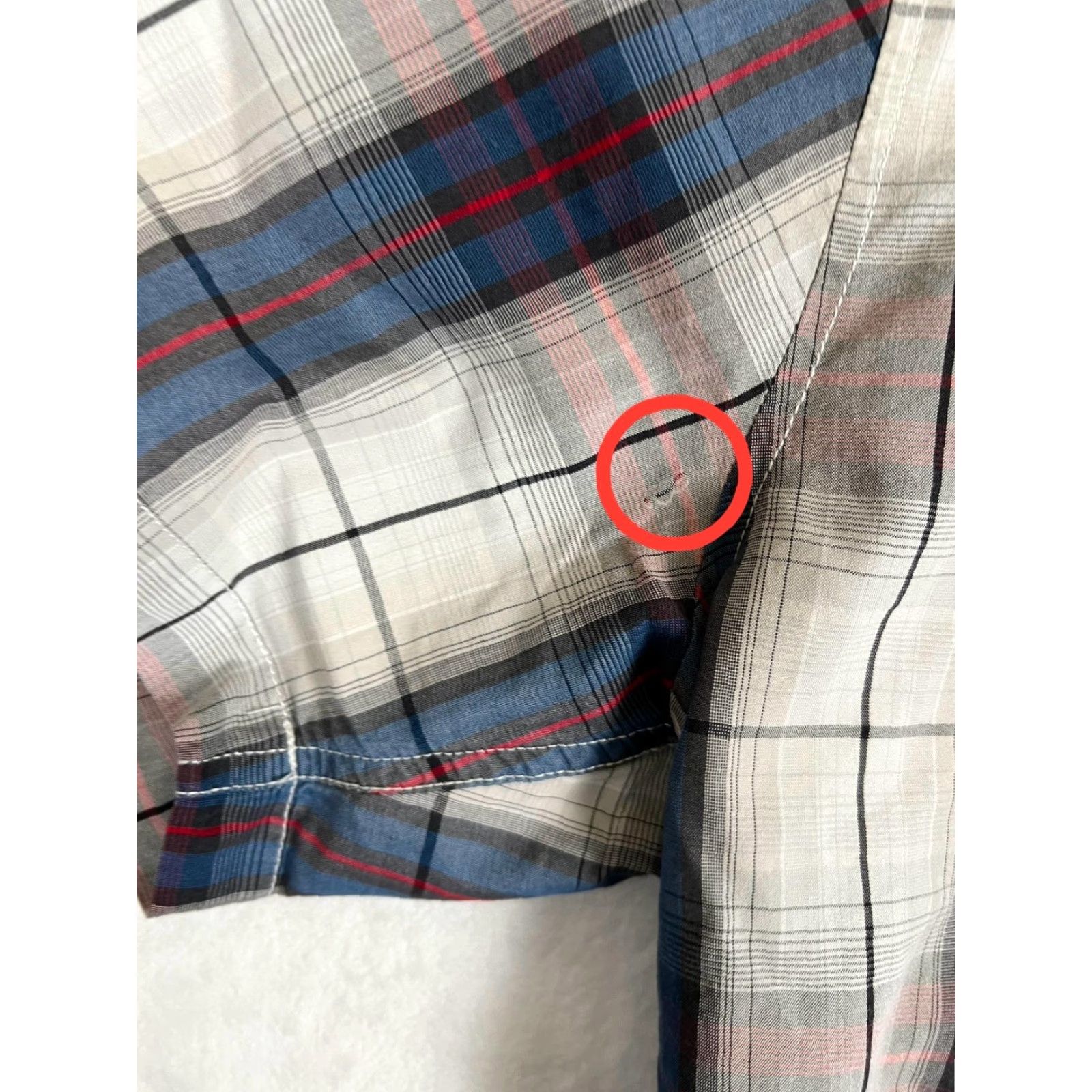 Quiksilver Quiksilver Shirt Mens XL Gray Blue Plaid Short Sleeve Button Front Casual Summer Size US XL / EU 56 / 4 - 3 Thumbnail