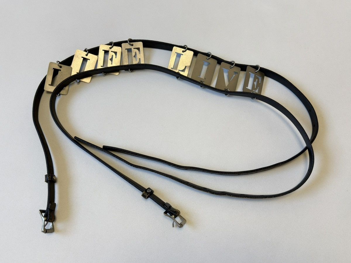 Ann Demeulemeester S/S 03 Metal Letters Double Belt Size ONE SIZE - 2 Thumbnail