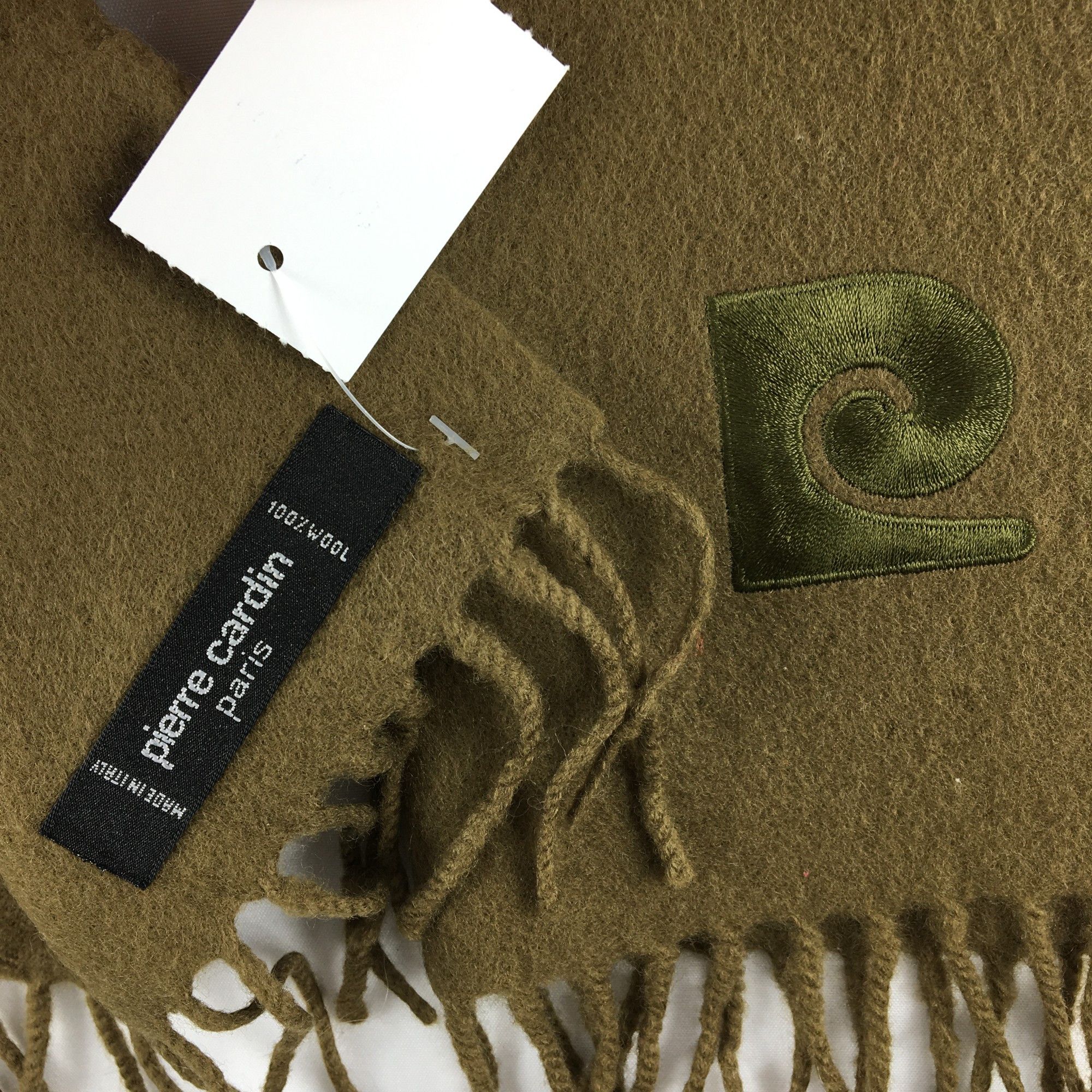 Pierre Cardin Vintage Pierre Cardin Scarf Muffler Wool Cashmere Scarves Size ONE SIZE - 4 Thumbnail