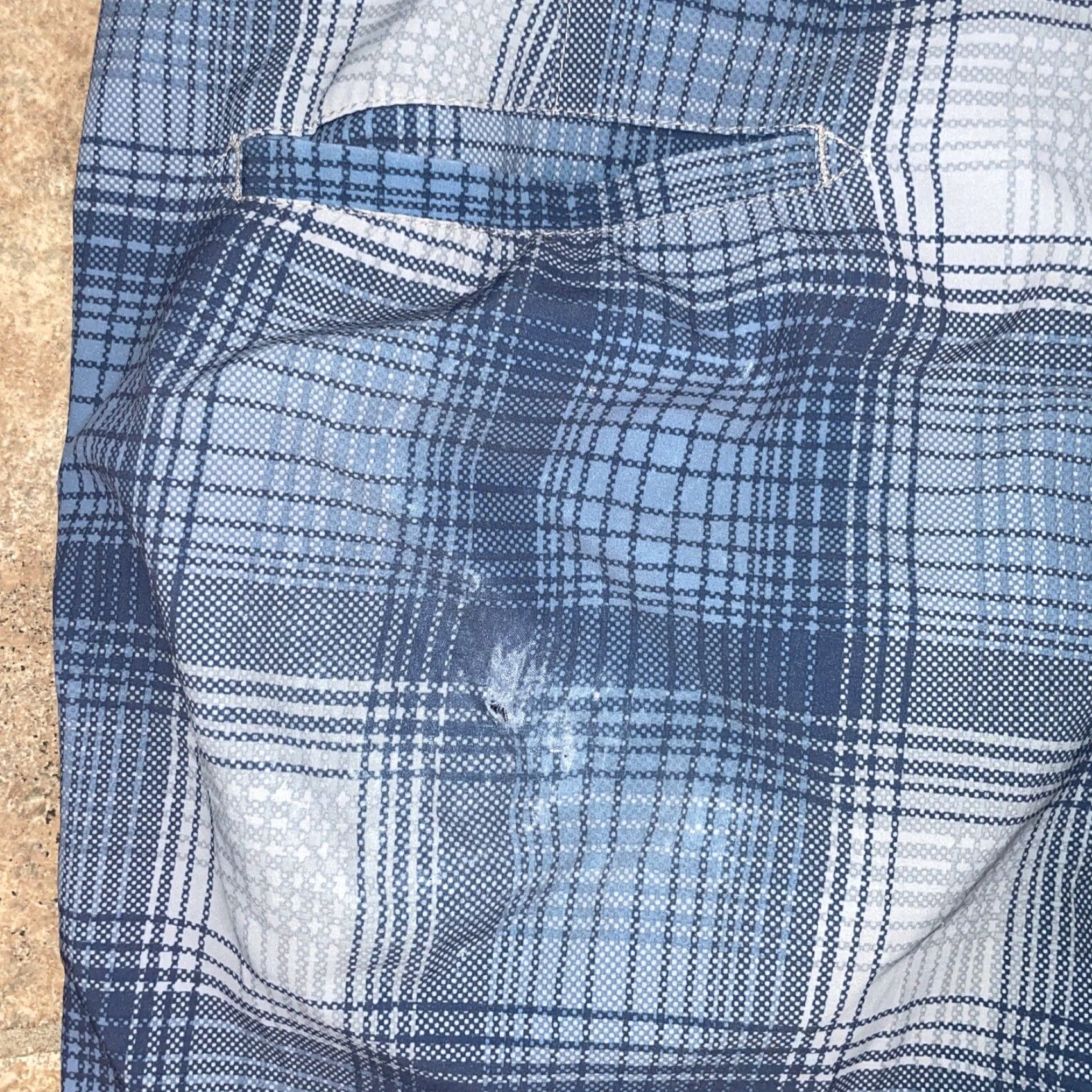 TravisMathew Travis Mathew Shorts Mens Size 34 Blue Plaid Size US 34 / EU 50 - 5 Thumbnail