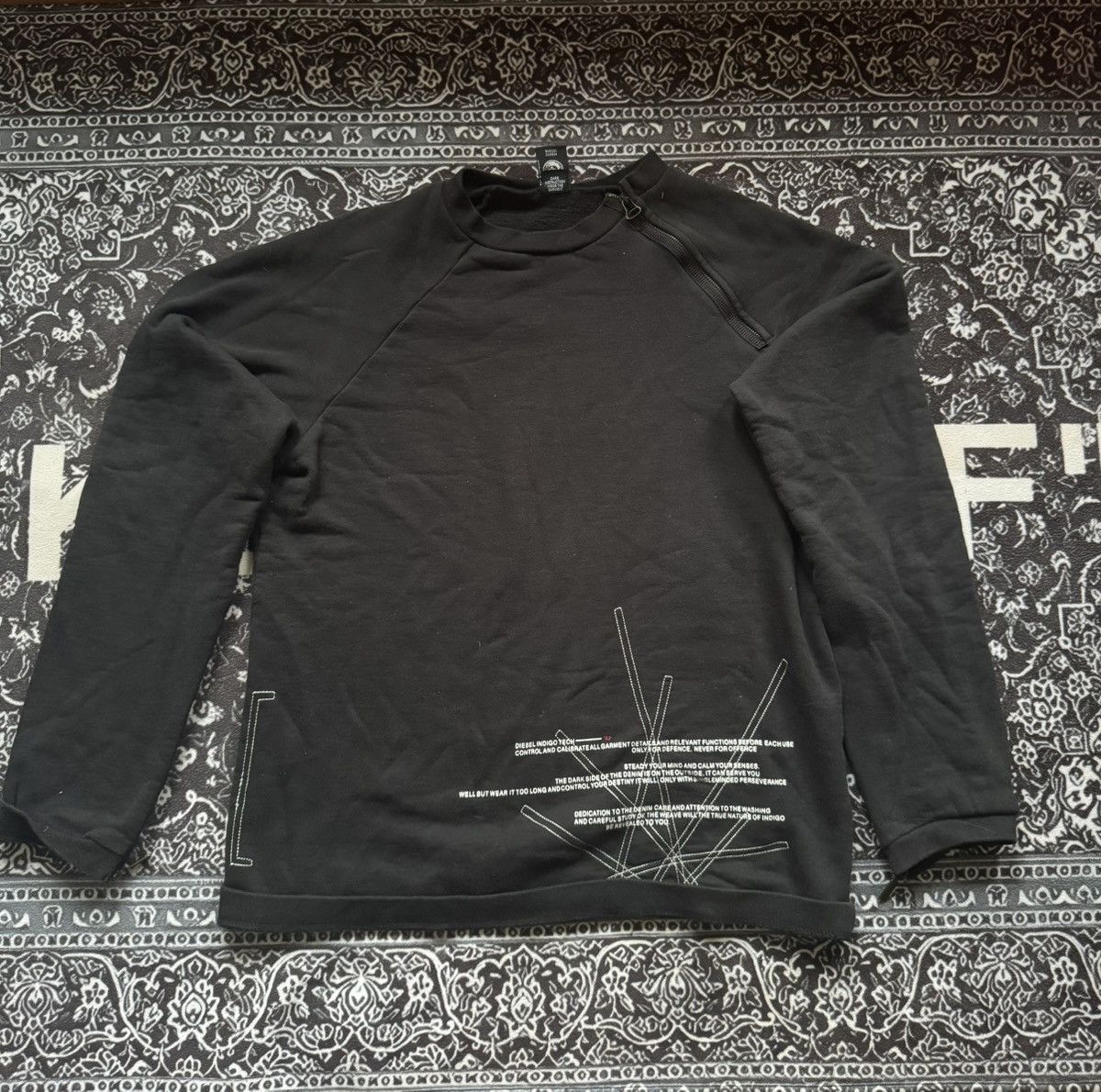 Diesel Diesel Indigo Tech Sweater Size US L / EU 52-54 / 3 - 1 Thumbnail