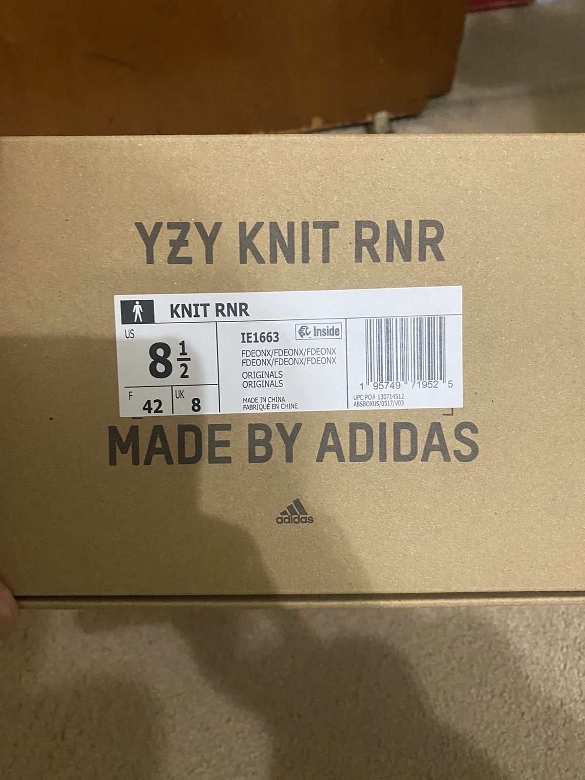 Adidas × Kanye West ADIDAS X YEEZY KNIT RNNR SZ 8.5 Size US 8.5 / EU 41-42 - 10 Thumbnail