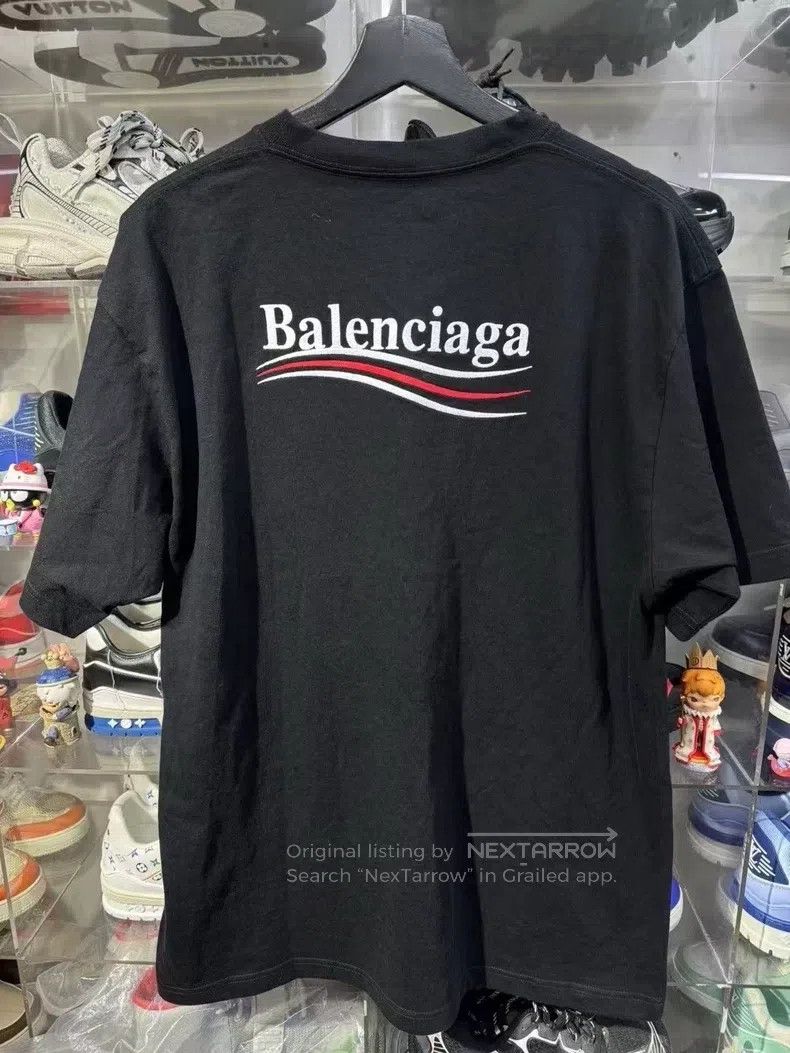 Balenciaga Balenciaga Black short-sleeved T-shirt with cola print Size US S / EU 44-46 / 1 - 2 Thumbnail