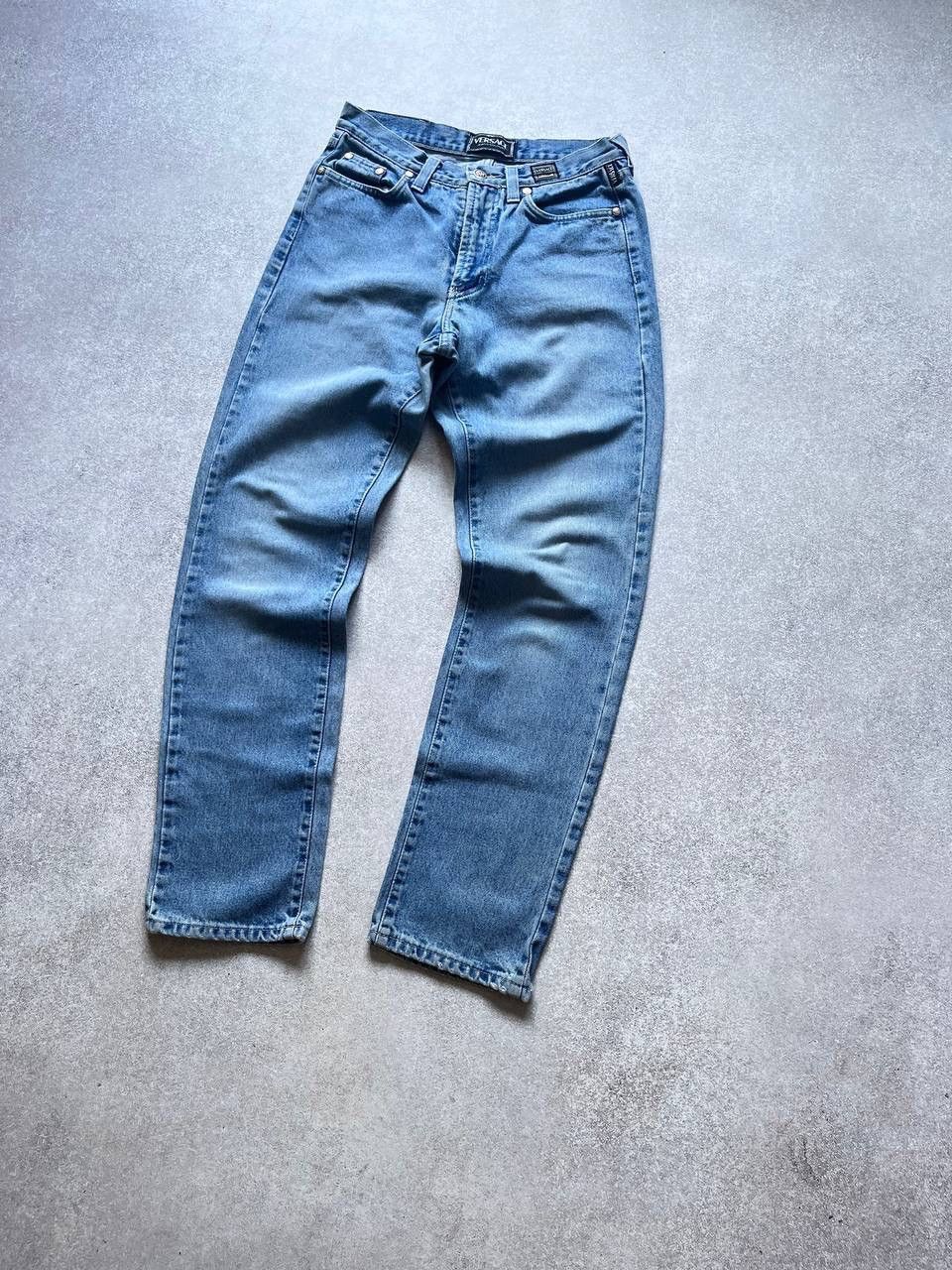 Versace × Vintage Vintage Versace Medusa Baggy Jeans Y2K 30 Size US 30 / EU 46 - 3 Thumbnail