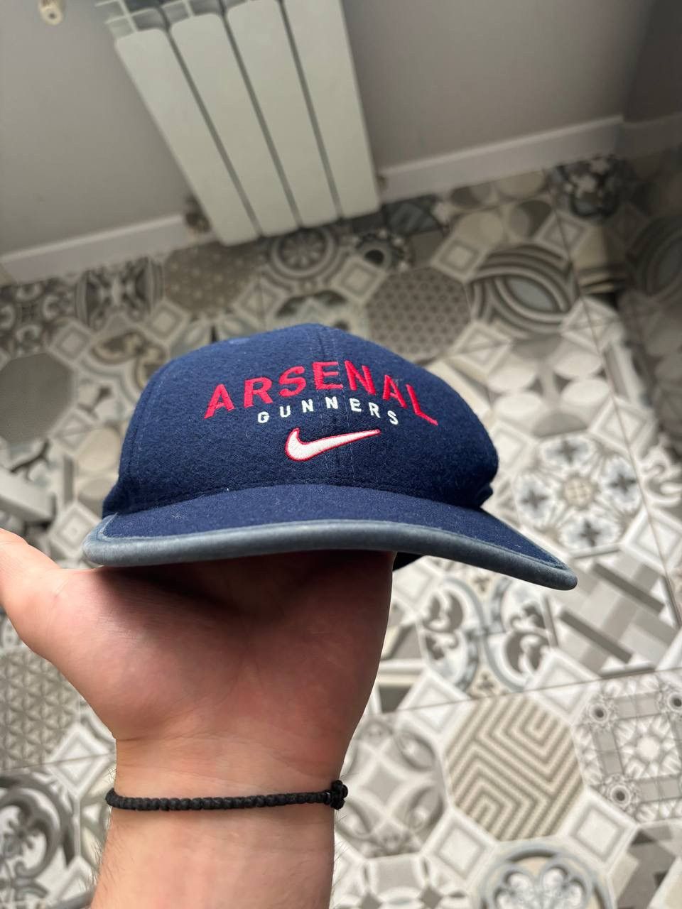 Nike Nike Vintage Arsenal Cap Jersey big logo mega rare 90’s Size ONE SIZE - 2 Thumbnail