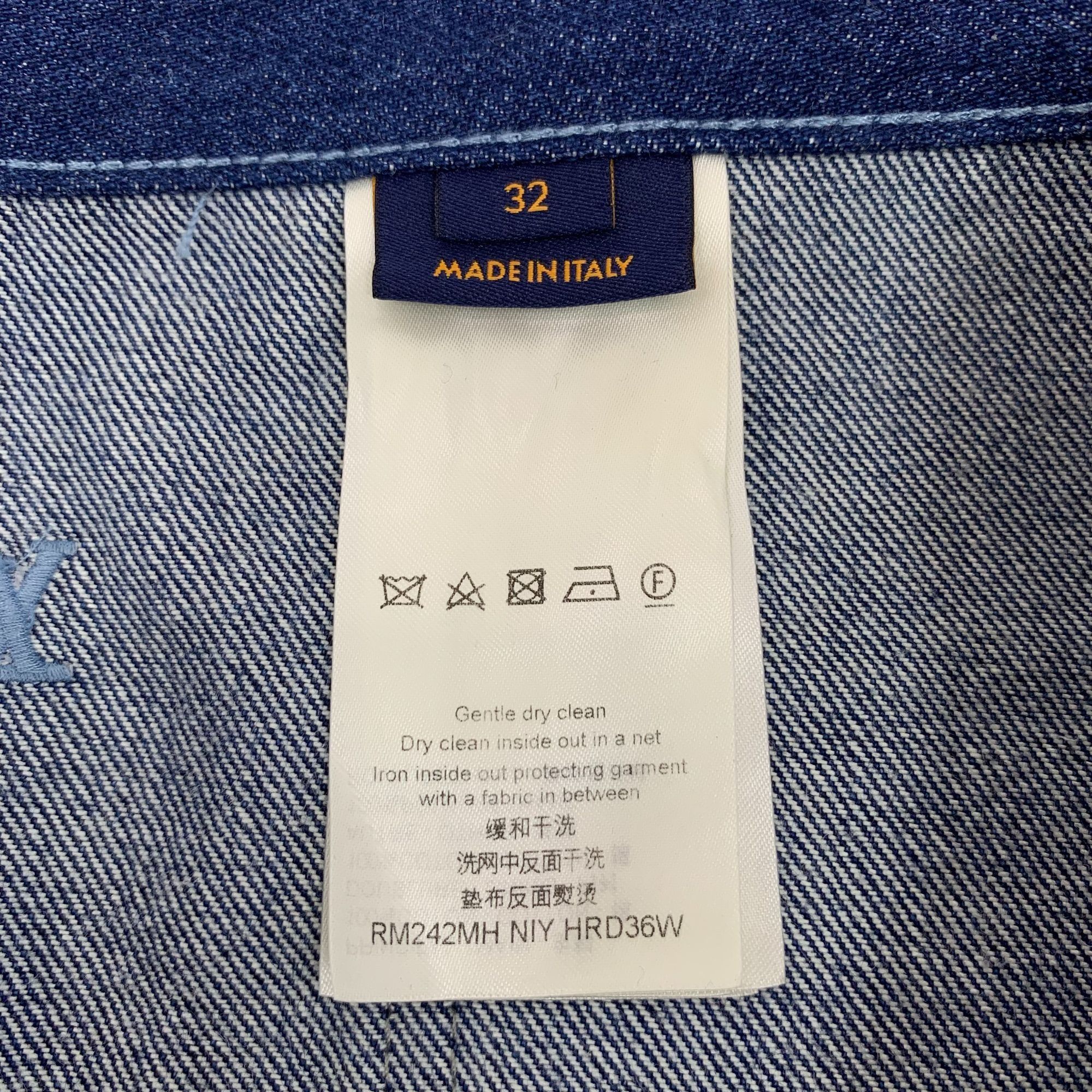 Louis Vuitton LOUIS VUITTON 37TH AMERICAS CUP MONOGRAM DENIM SHORTS SIZE 3 Size 32" / US 10 / IT 46 - 4 Thumbnail