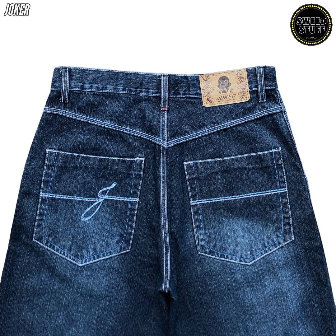 Vintage JOKER BRAND Blue Denim Pants Size US 34 / EU 50 - 1 Thumbnail