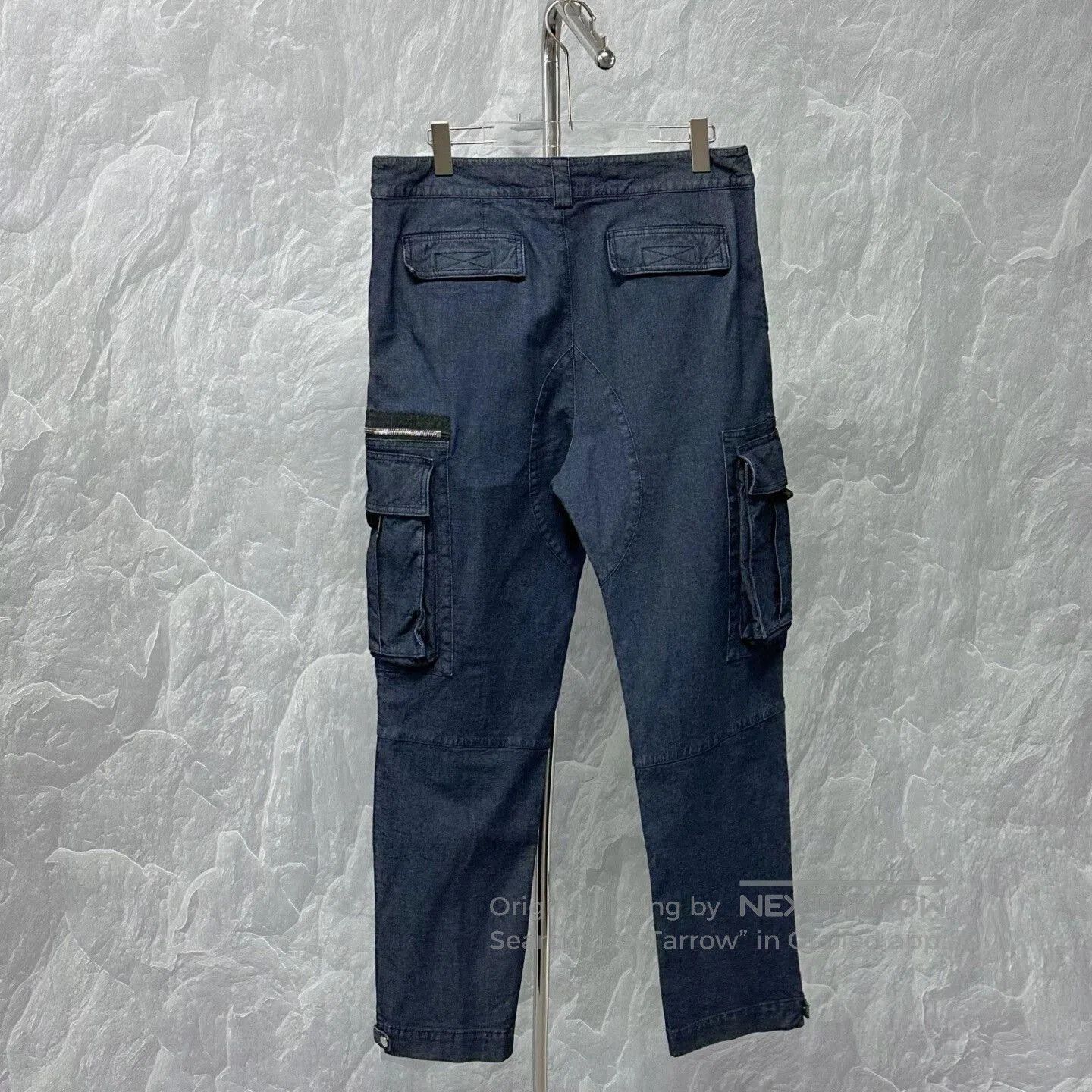 Dior dior zip pocket denim cargo pants. Size US 42 / EU 58 - 4 Thumbnail