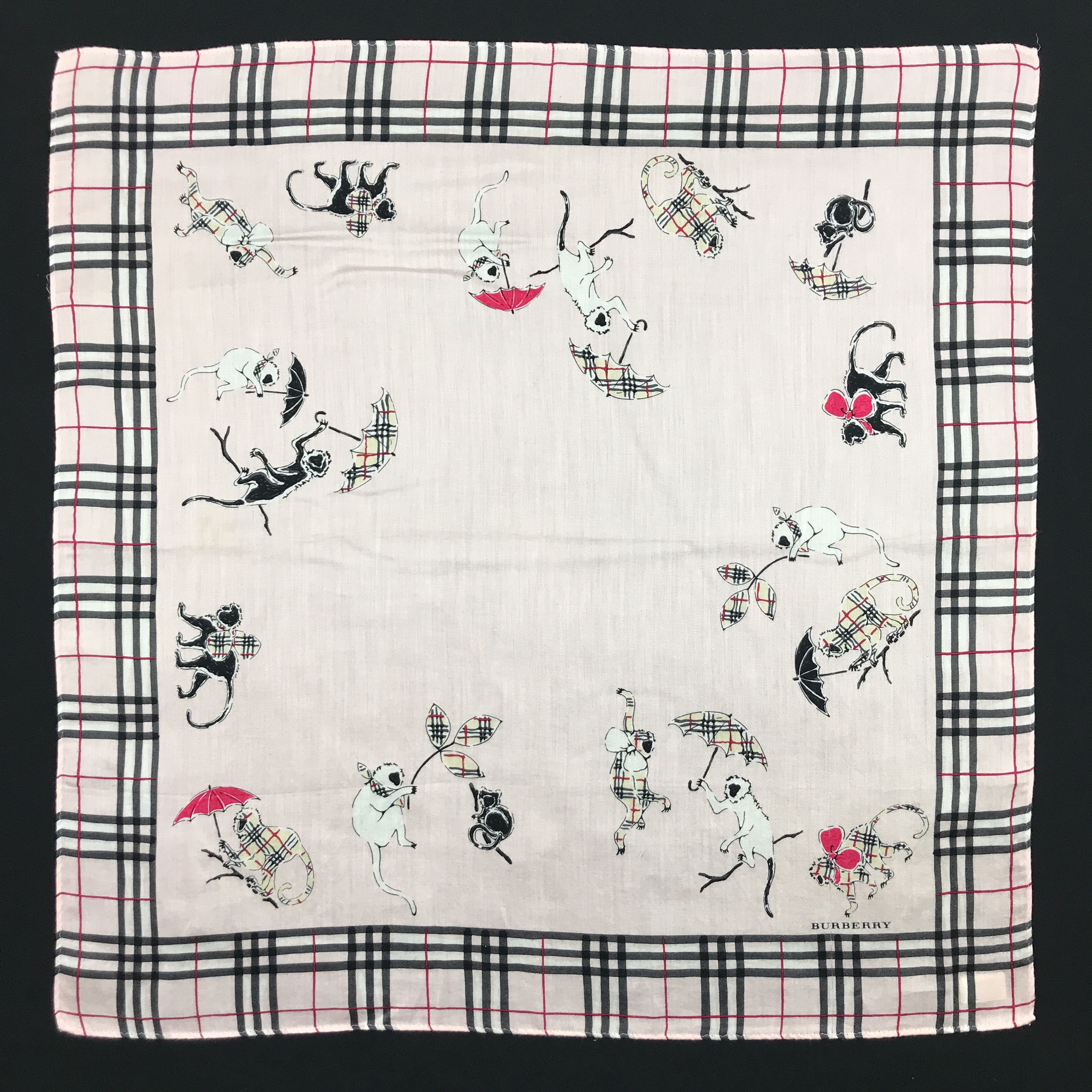 Burberry × Vintage Vintage Burberry Bandana Neckerchief Handkerchief Size ONE SIZE - 1 Thumbnail