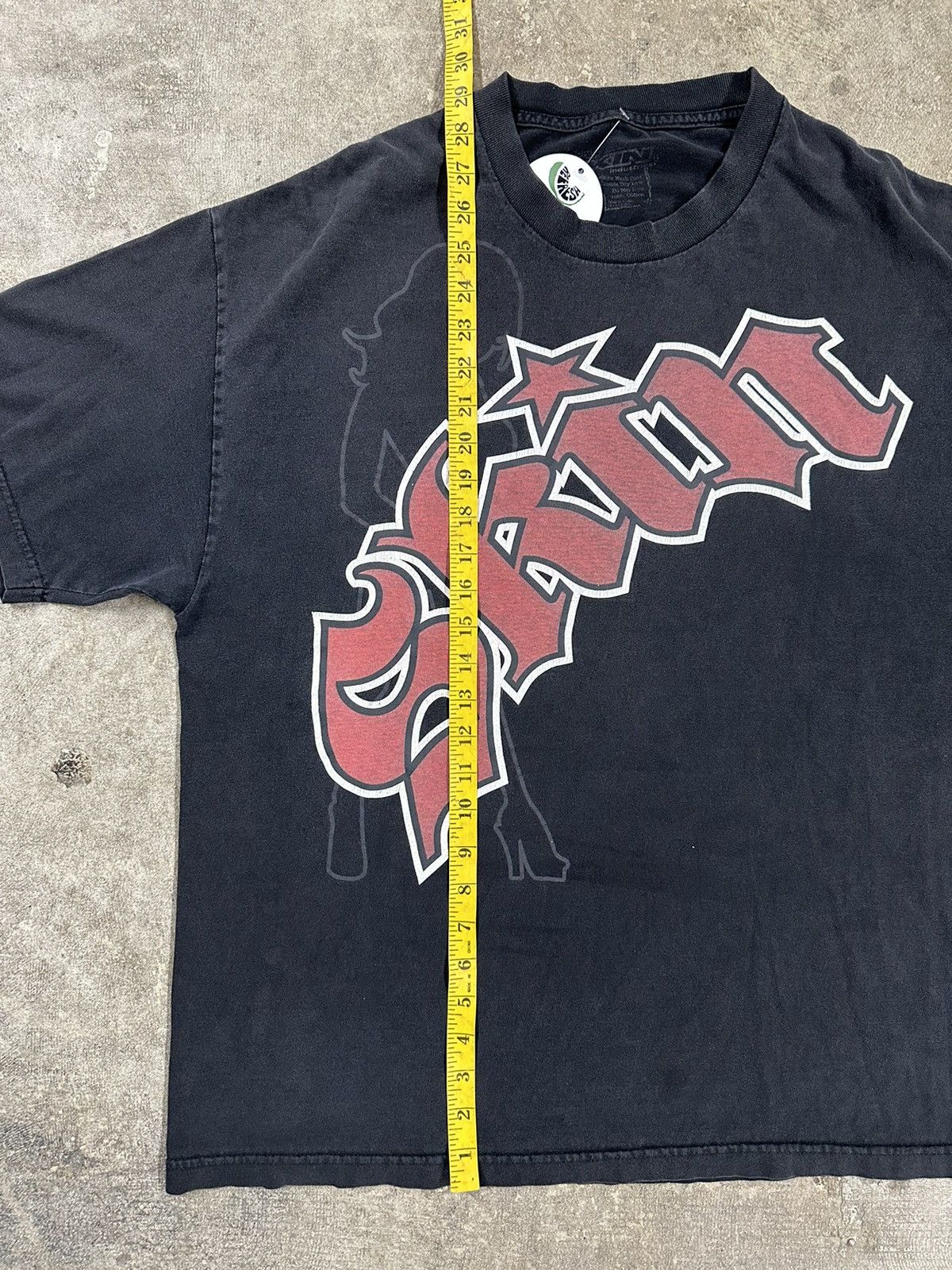 Affliction Crazy Y2K Skin Industries Big Print Logo T-Shirt Size US XL / EU 56 / 4 - 11 Thumbnail