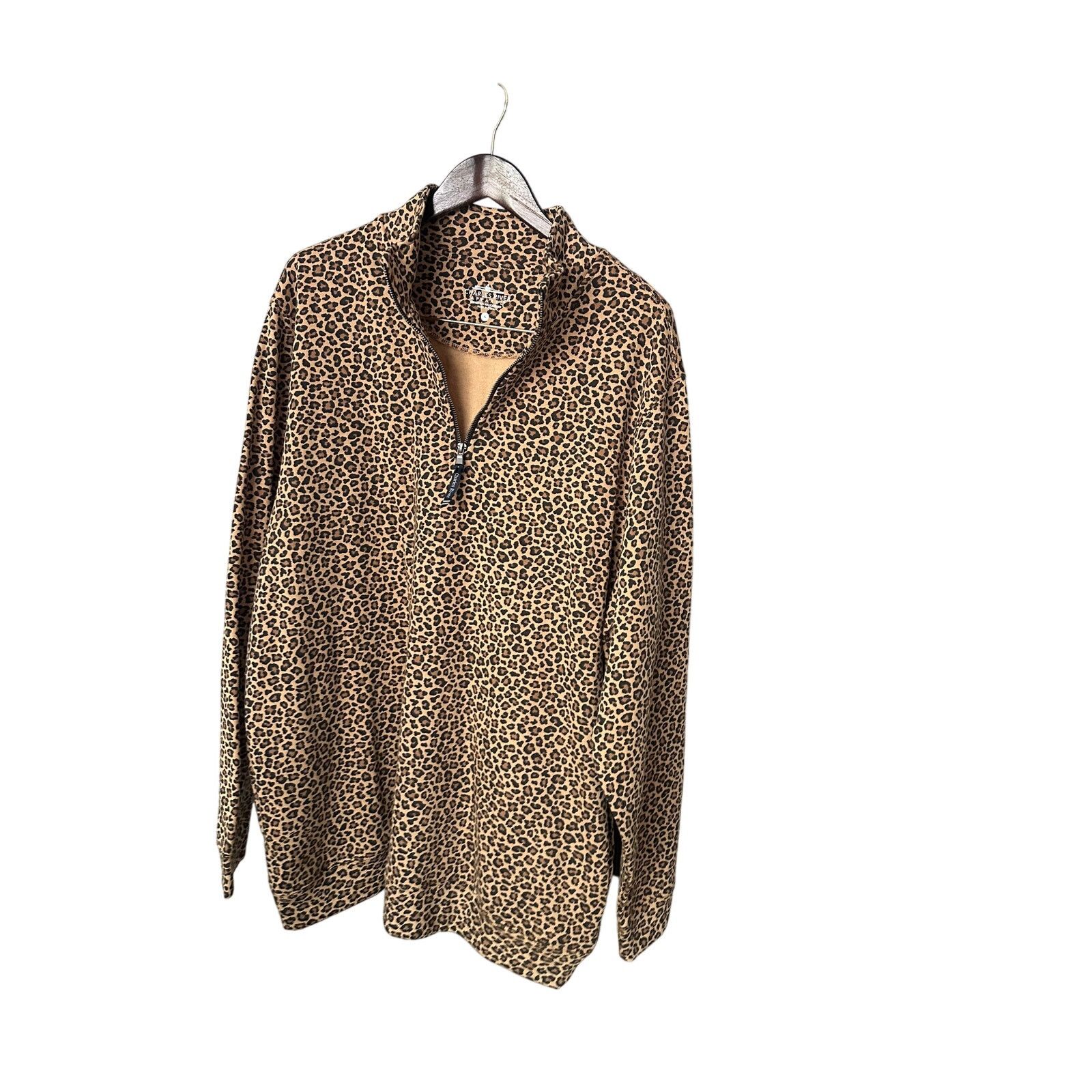 Other Women's Charles River Apparel Leopard Print Jacket Size XL / US 12-14 / IT 48-50 - 2 Thumbnail