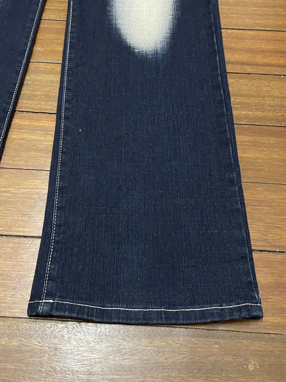 If Six Was Nine Rare Design Vintage Brand Crazy Age Flared Jeans 2000s Size US 38 / EU 54 - 6 Thumbnail