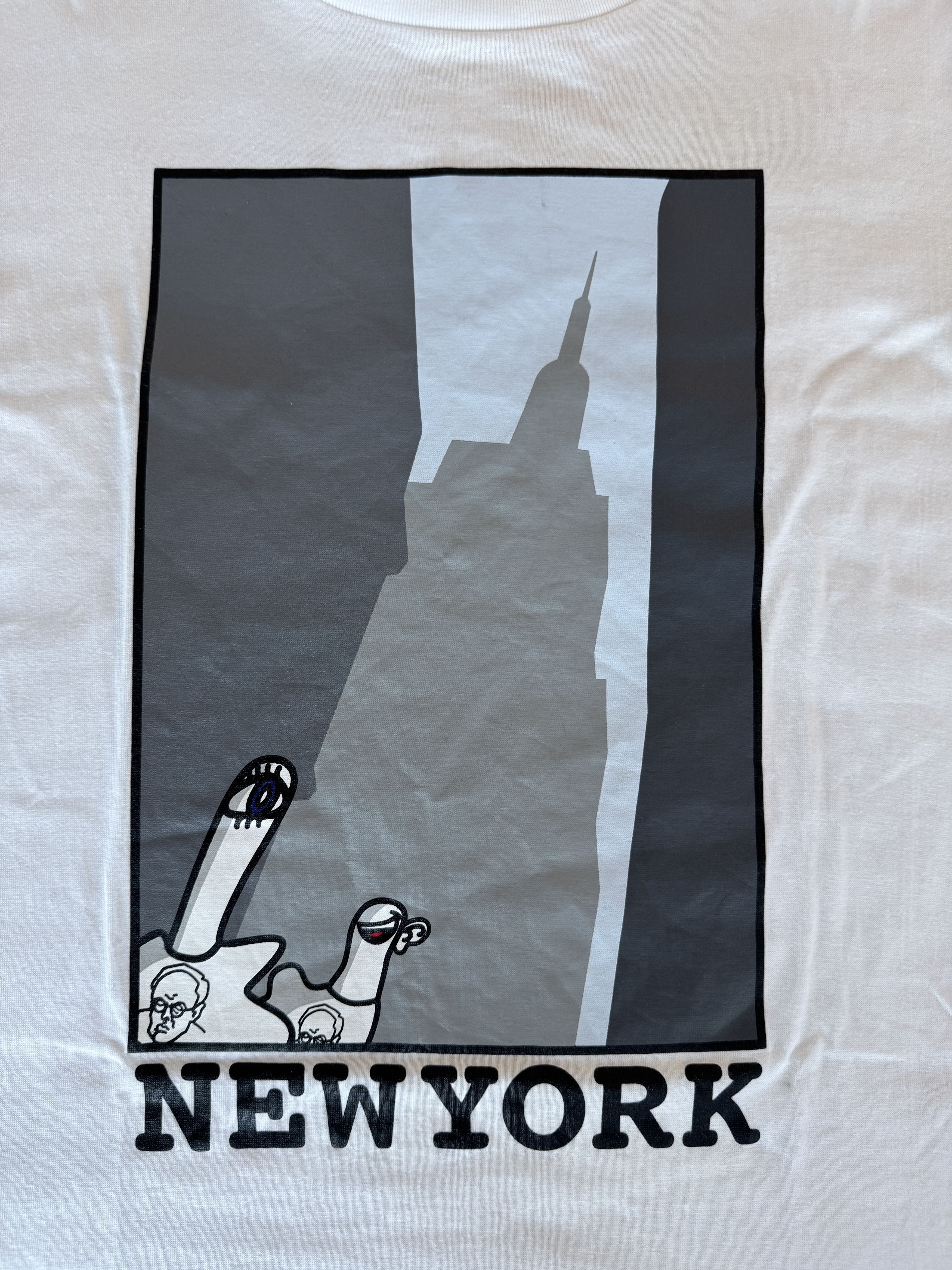 Number (N)ine NUMBER (N)INE 02SS MODERN AGE PERIOD NEW YORK T-SHIRT SZ 4 Size US XL / EU 56 / 4 - 3 Thumbnail