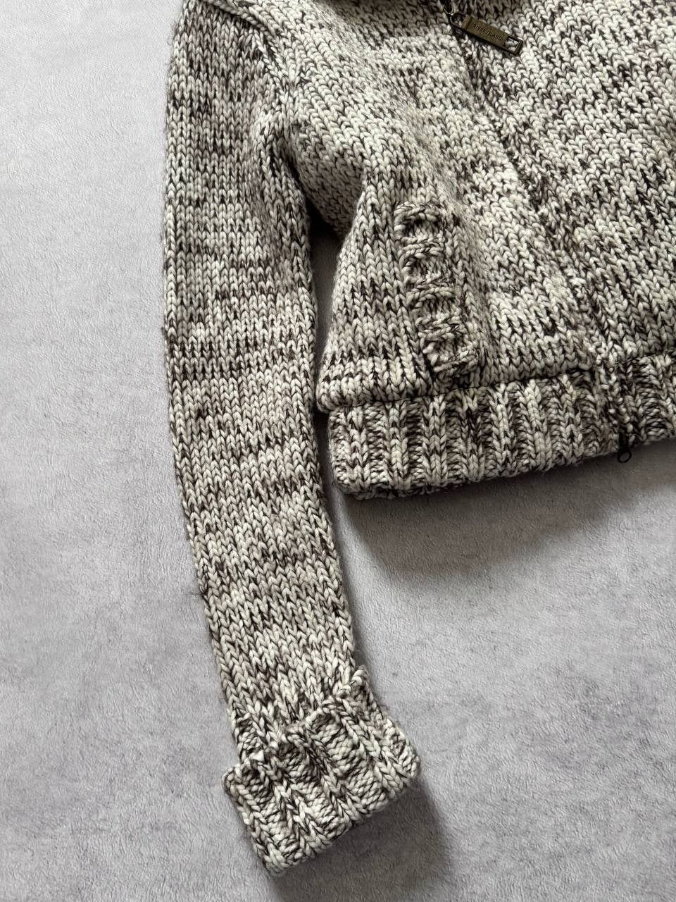 Japanese Brand Crazy Y2K Faux Fur Opium Mohair Knit Jacket Size M / US 6-8 / IT 42-44 - 4 Thumbnail