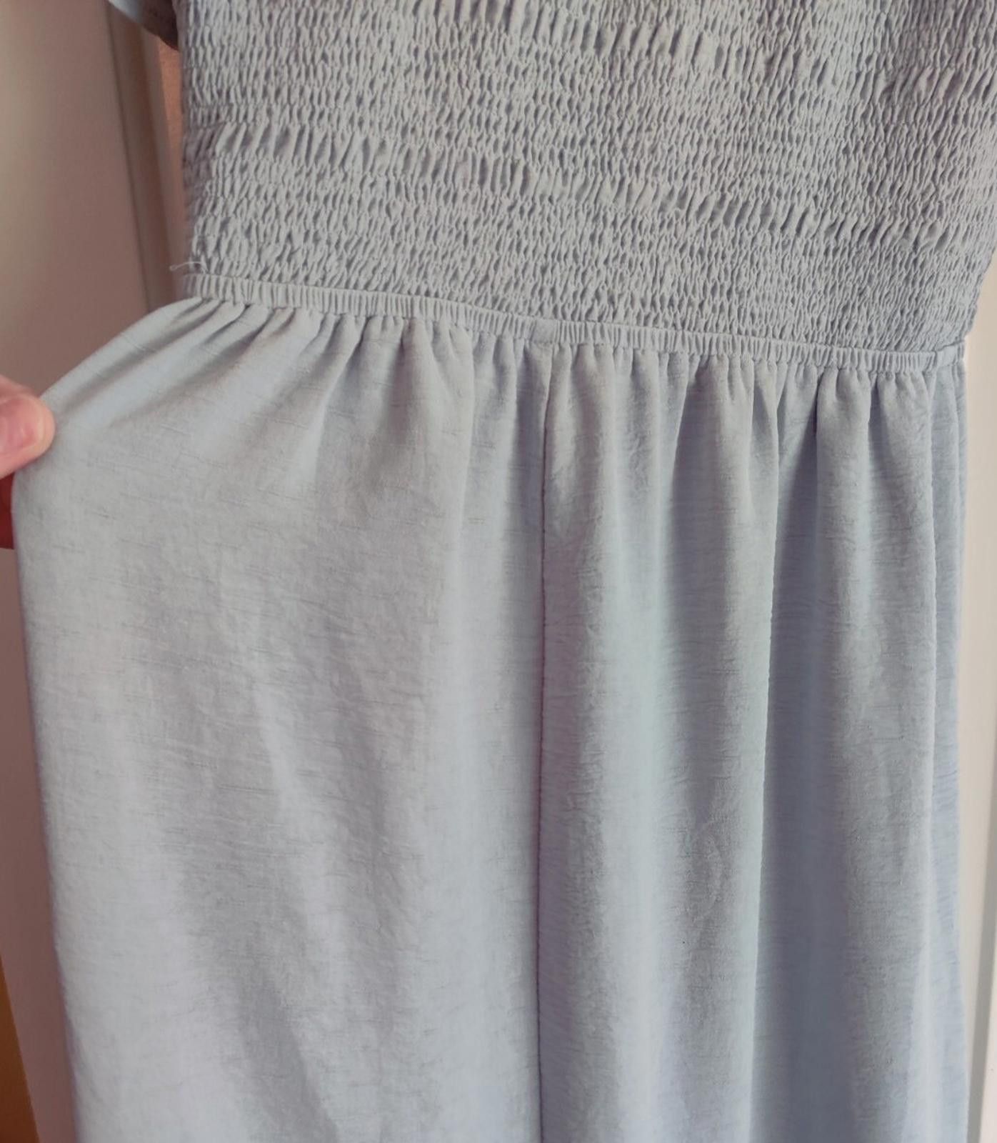 Other Tea n Rose Baby Blue Smocked Scallop Dress Womens Small S Sm Size S / US 4 / IT 40 - 11 Thumbnail