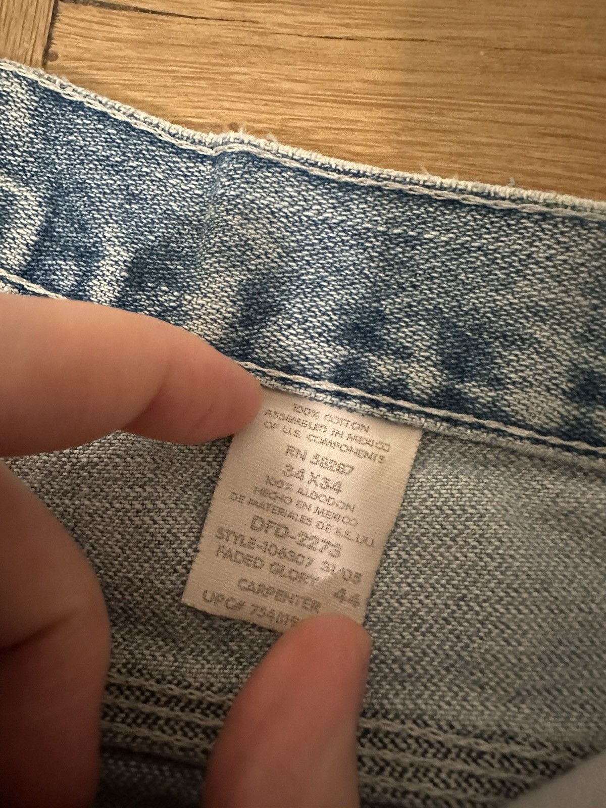 Vintage Vintage sun faded Carpenter Denim Size US 34 / EU 50 - 4 Thumbnail