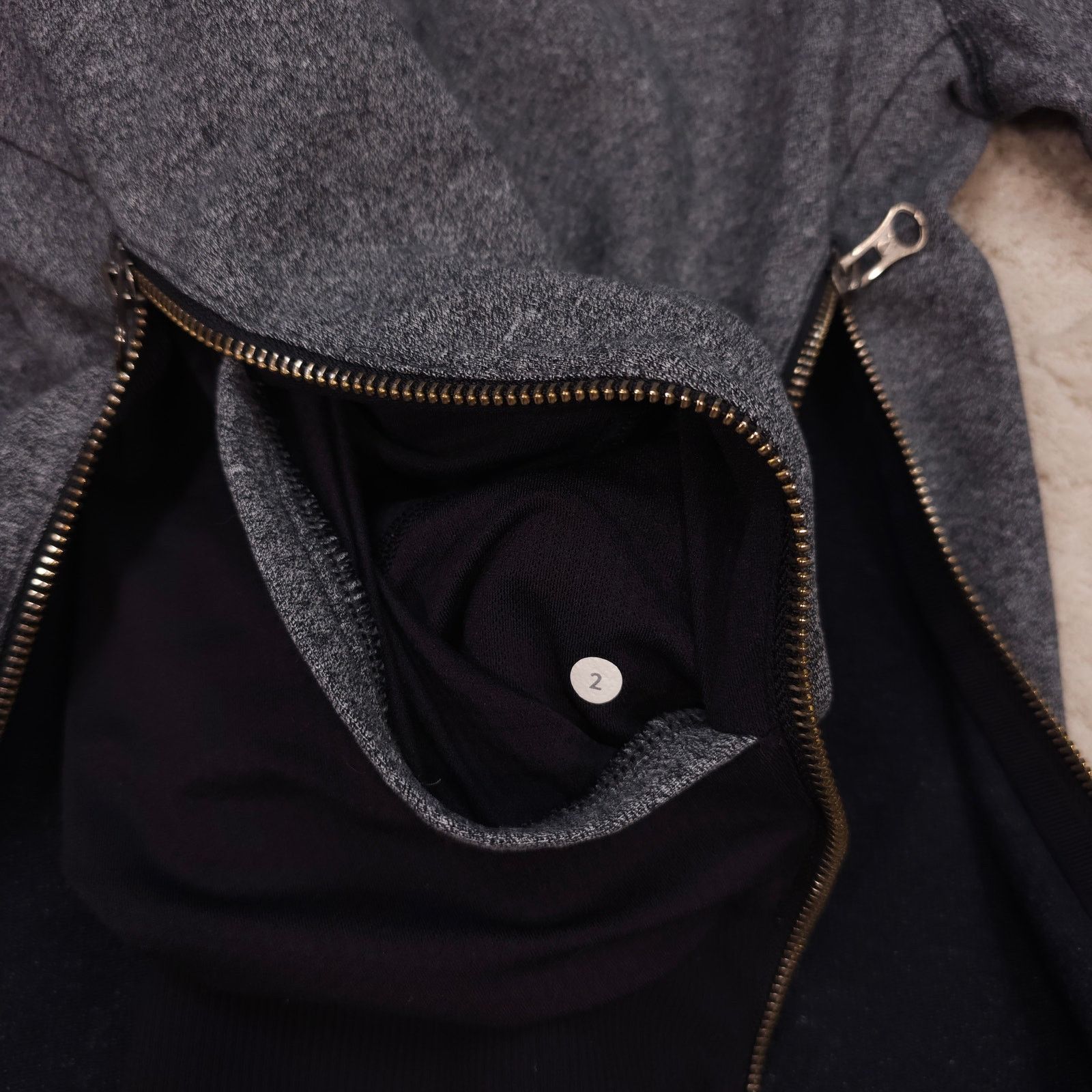 Lululemon Lululemon Om & Roam Pullover Heathered Speckled Black Sz 2 Size XS / US 0-2 / IT 36-38 - 7 Thumbnail