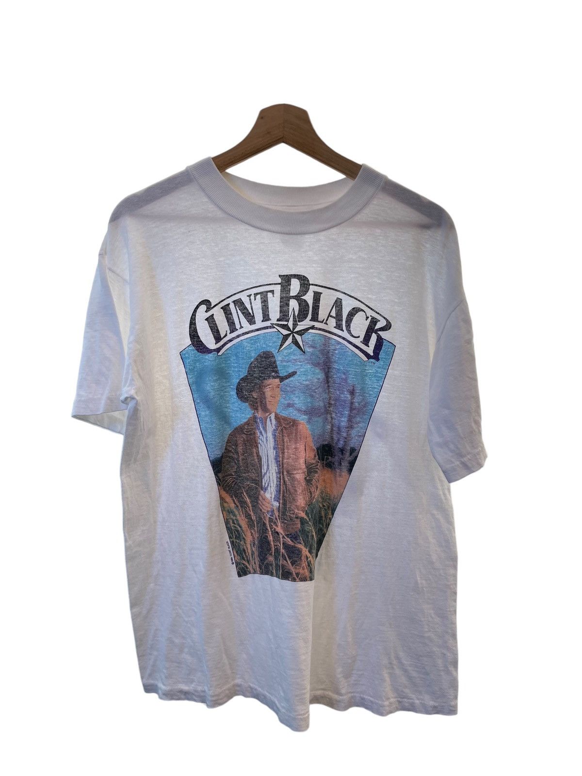 Vintage 1989 Clint Black Loving Blind T-shirt