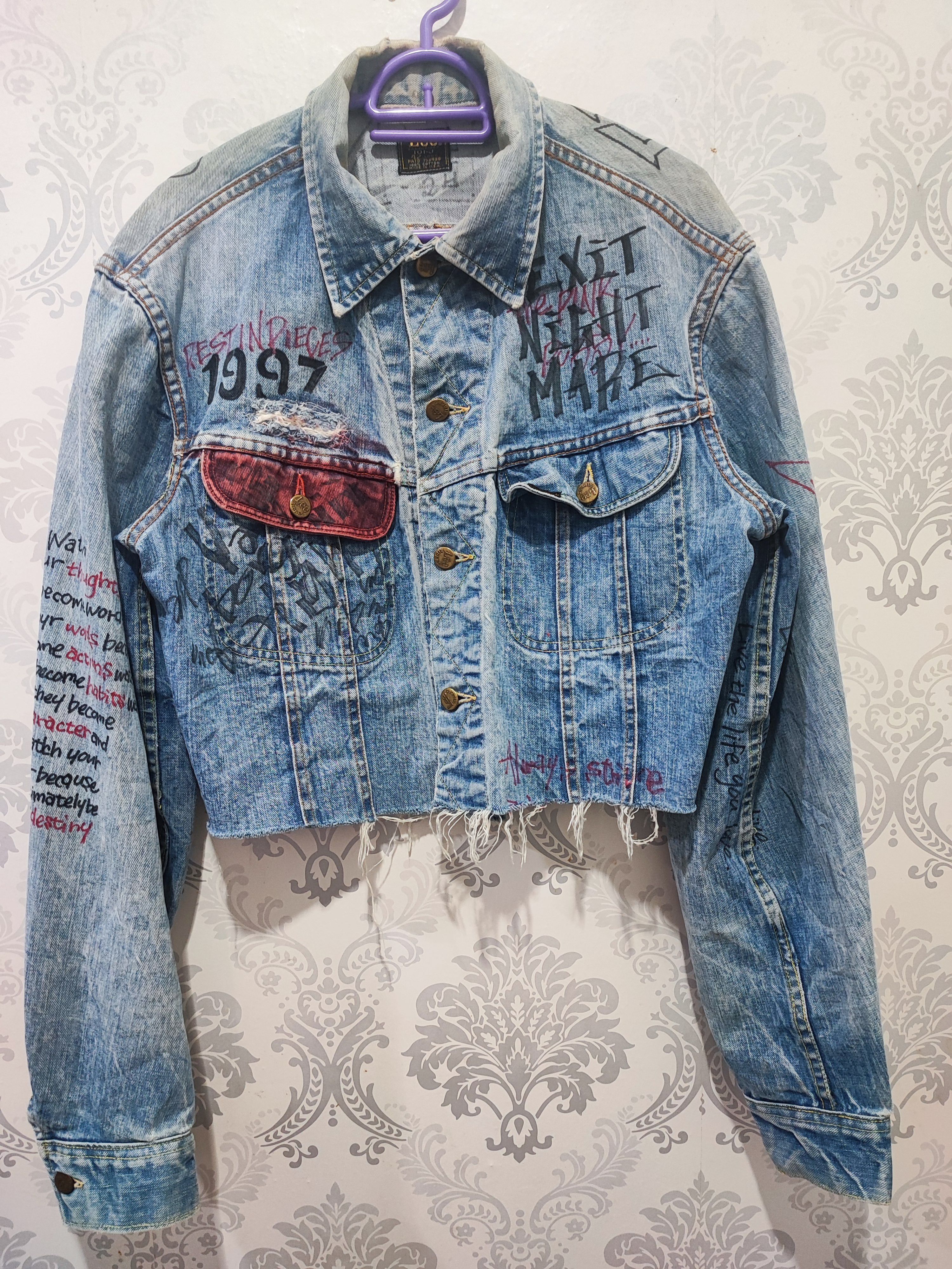 Lee True Vintage 60's Lee Denim Jacket Celebrities Style Size M / US 6-8 / IT 42-44 - 1 Thumbnail