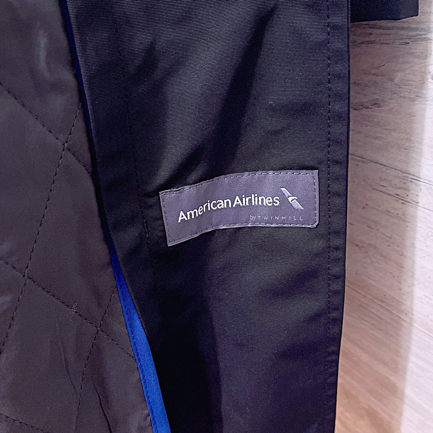 Other AMERICAN AIRLINES Midi Winter Coat Black Womens 4R Size S / US 4 / IT 40 - 6 Thumbnail