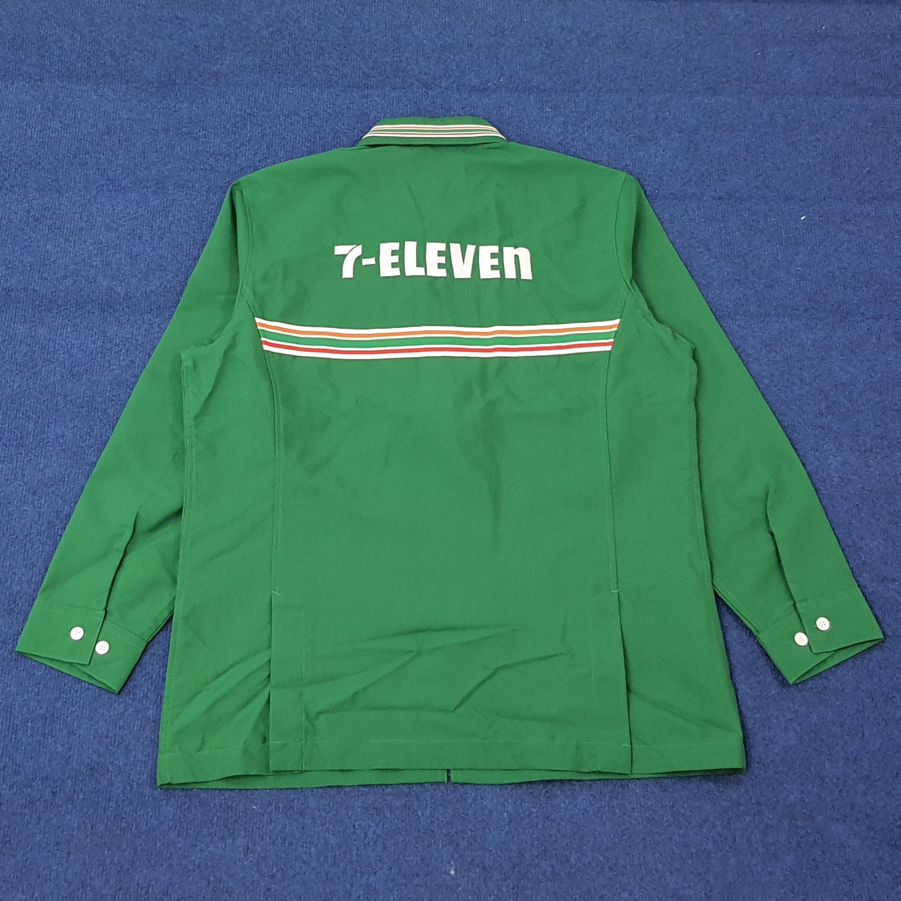 Japanese Brand Vintage 7 Eleven Japan Staff Uniform Workwear Jacket C249N52 Size US M / EU 48-50 / 2 - 1 Thumbnail