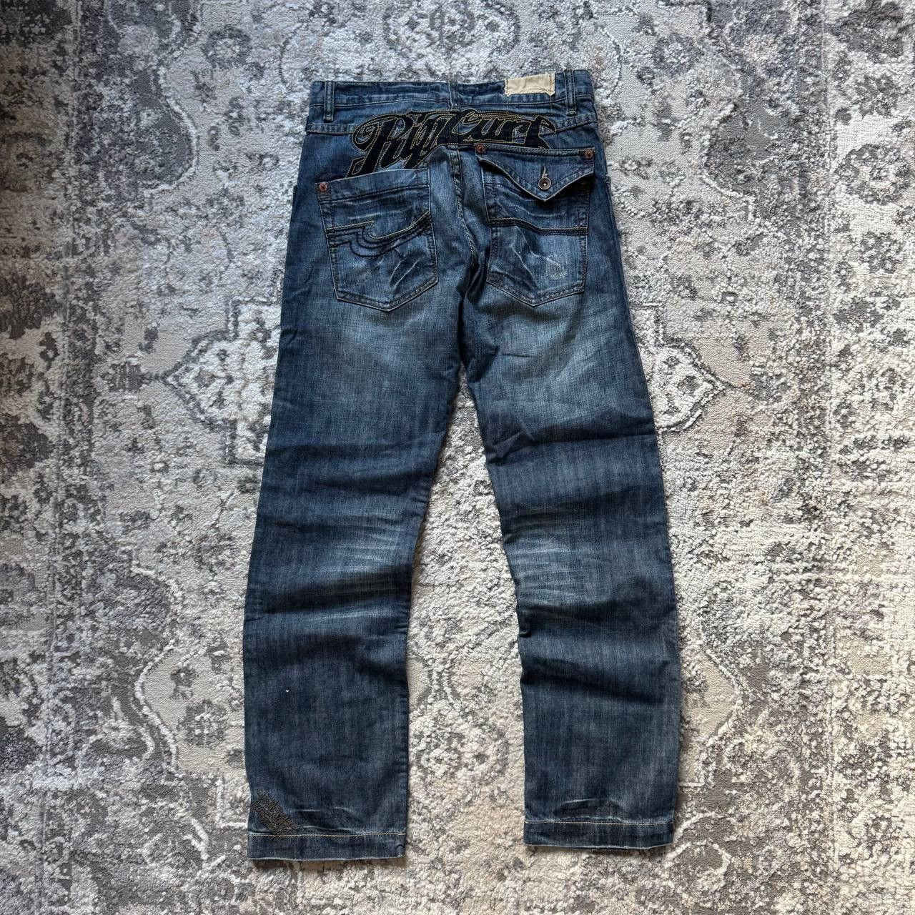 Vintage Rip Curl Big Logo Rap Skate Wide Leg Surf Jeans