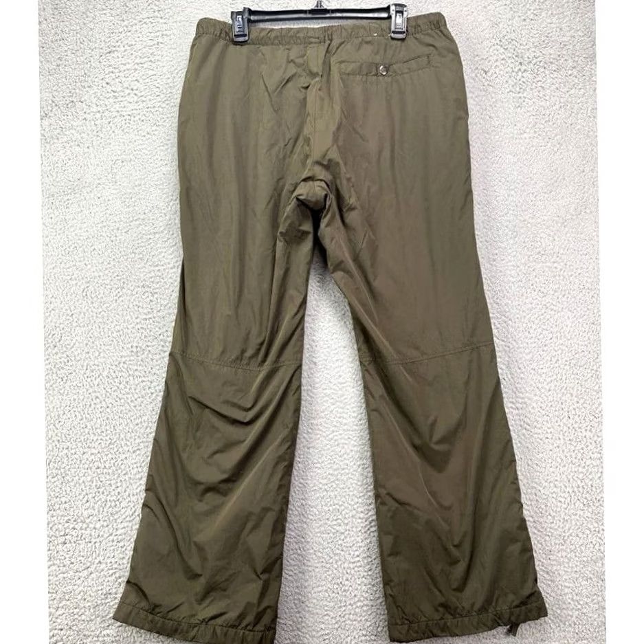 Banana Republic Banana Republic Snow Pants Womens 12 Green Lined Mid-Rise Drawstring Pockets Elastic Waist Outdoor Ski Hiking Wide-Leg Softshell Mens Womens Girls Size 34" / US 12 / IT 48 - 2 Thumbnail