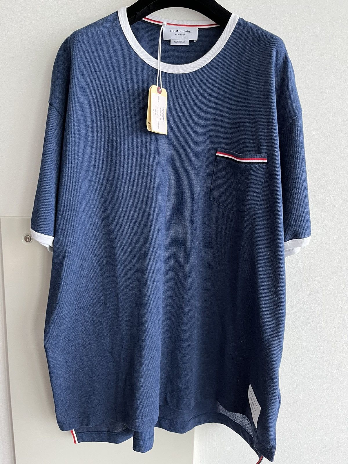 Thom Browne Runway Brand New Iconic Thom Browne Logo Tee T-Shirt Size US XXL / EU 58 / 5 - 16 Thumbnail
