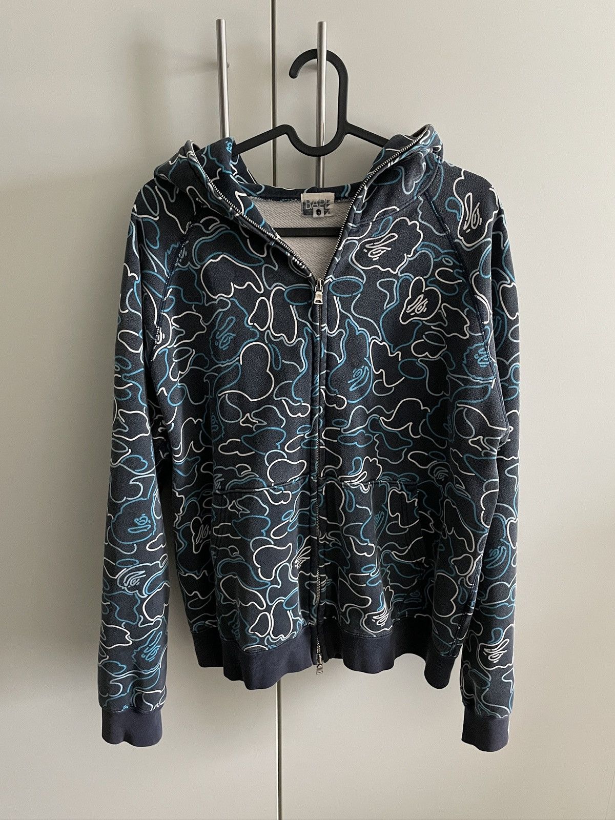 Bape Bape Neon Camo Full Zip Hoodie Size US S / EU 44-46 / 1 - 1 Thumbnail