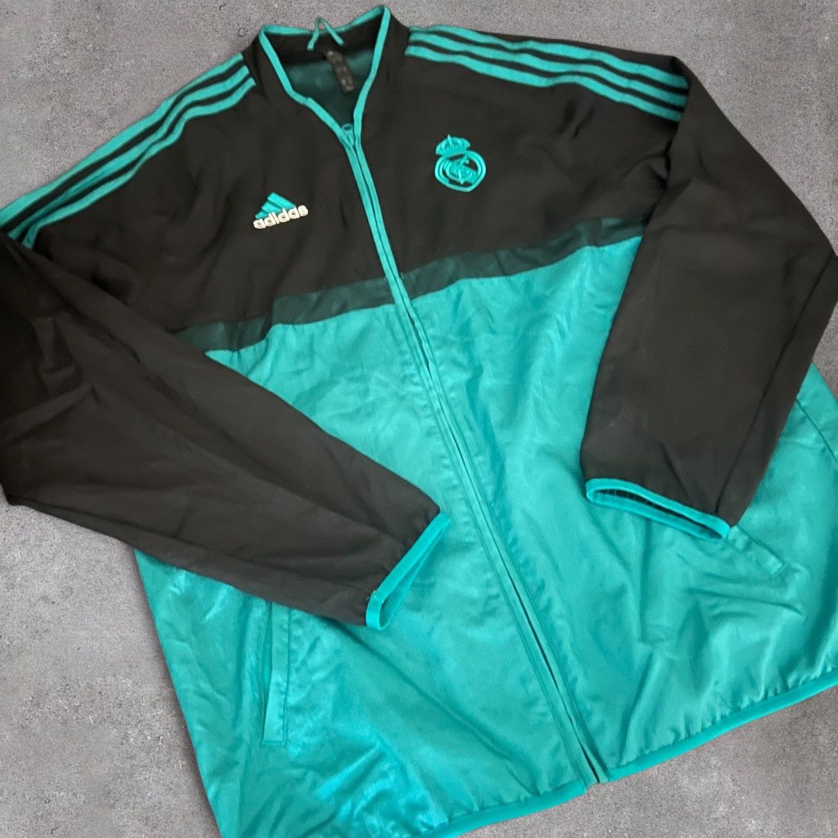 Adidas Adidas Real Madrid Vintage Track Jacket Black/Green Size US L / EU 52-54 / 3 - 2 Thumbnail
