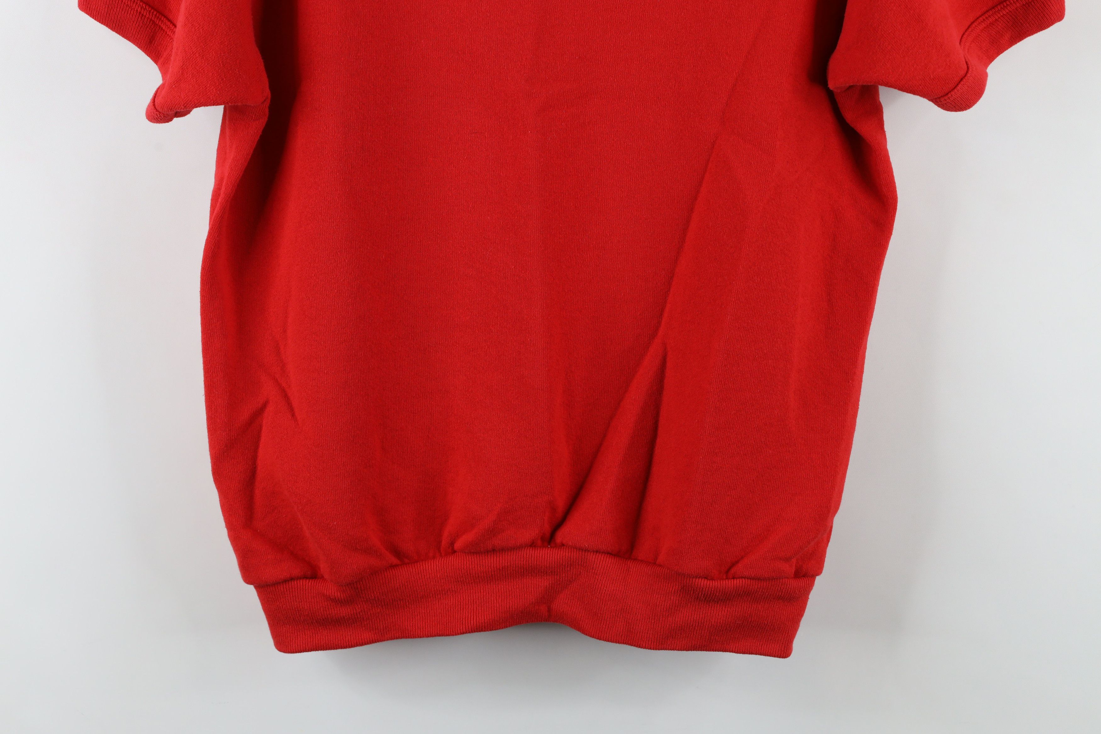 Vintage Vintage 90s Streetwear Short Sleeve Crewneck Sweatshirt USA Size XL / US 12-14 / IT 48-50 - 3 Thumbnail