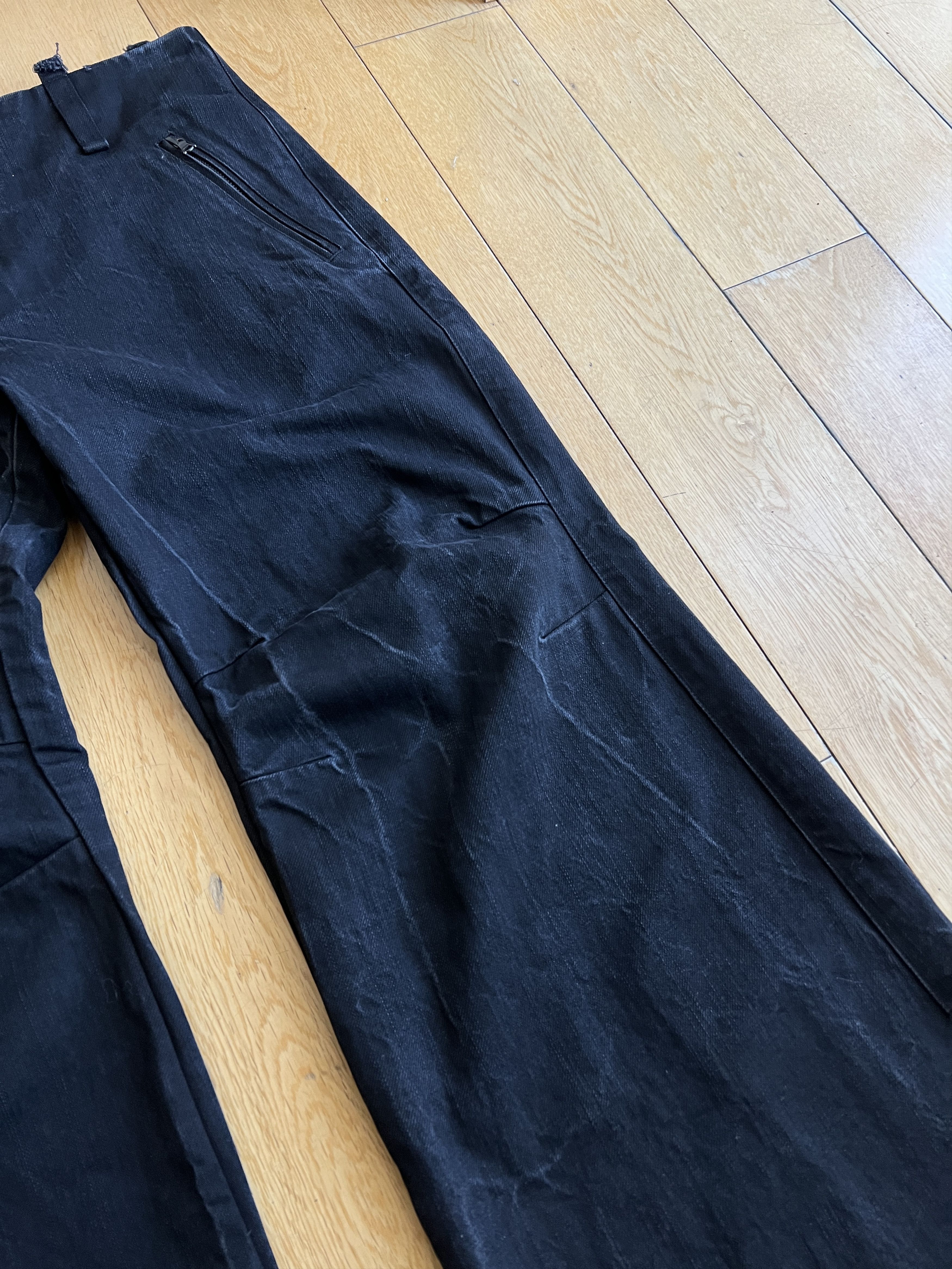 Other WASHED FLARED BIKER PANTS Size US 31 - 4 Thumbnail