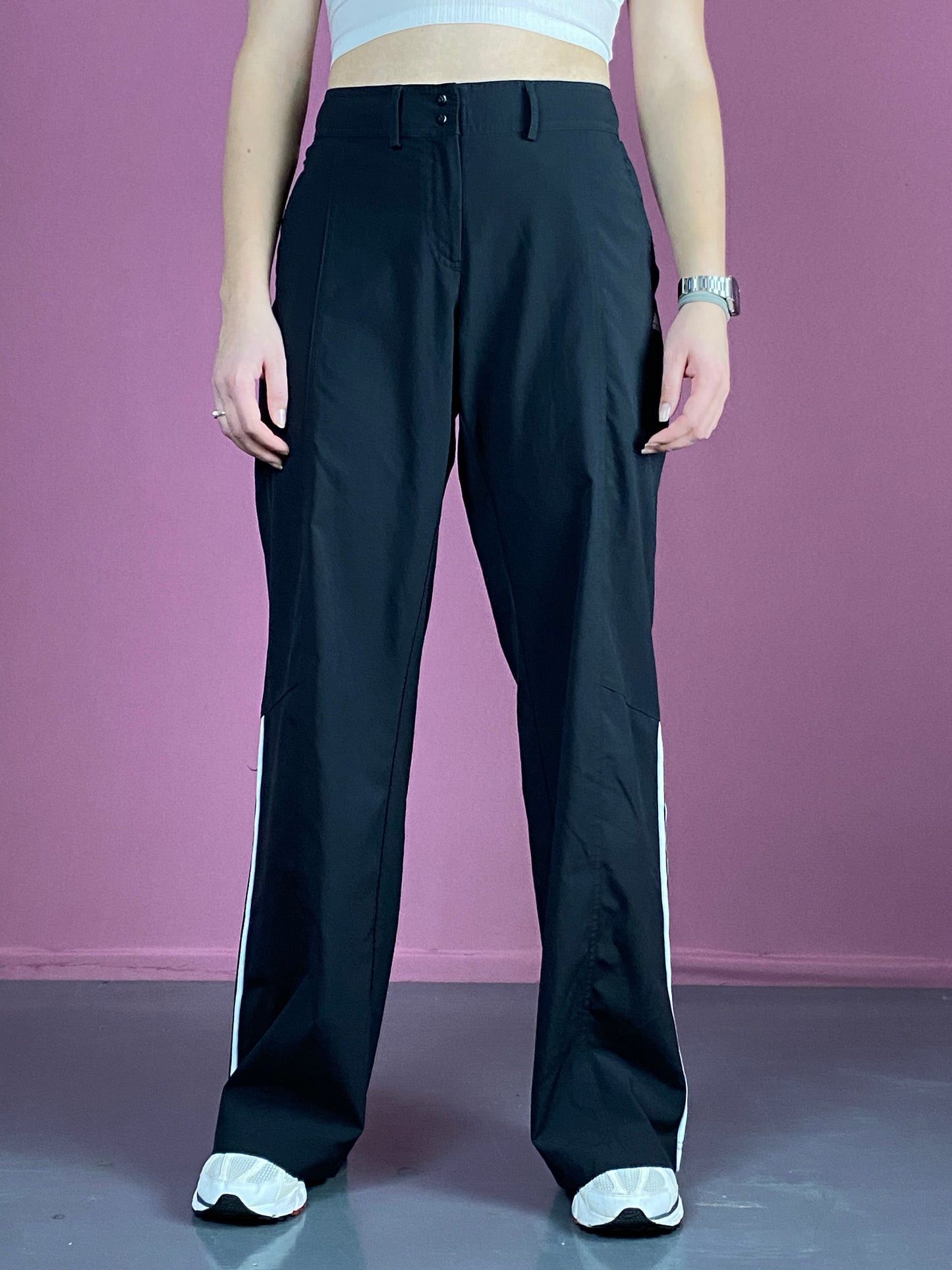 Adidas × Vintage Adidas Vintage Women's High Waist Track Pants - M Size 30" / US 8 / IT 44 - 2 Thumbnail