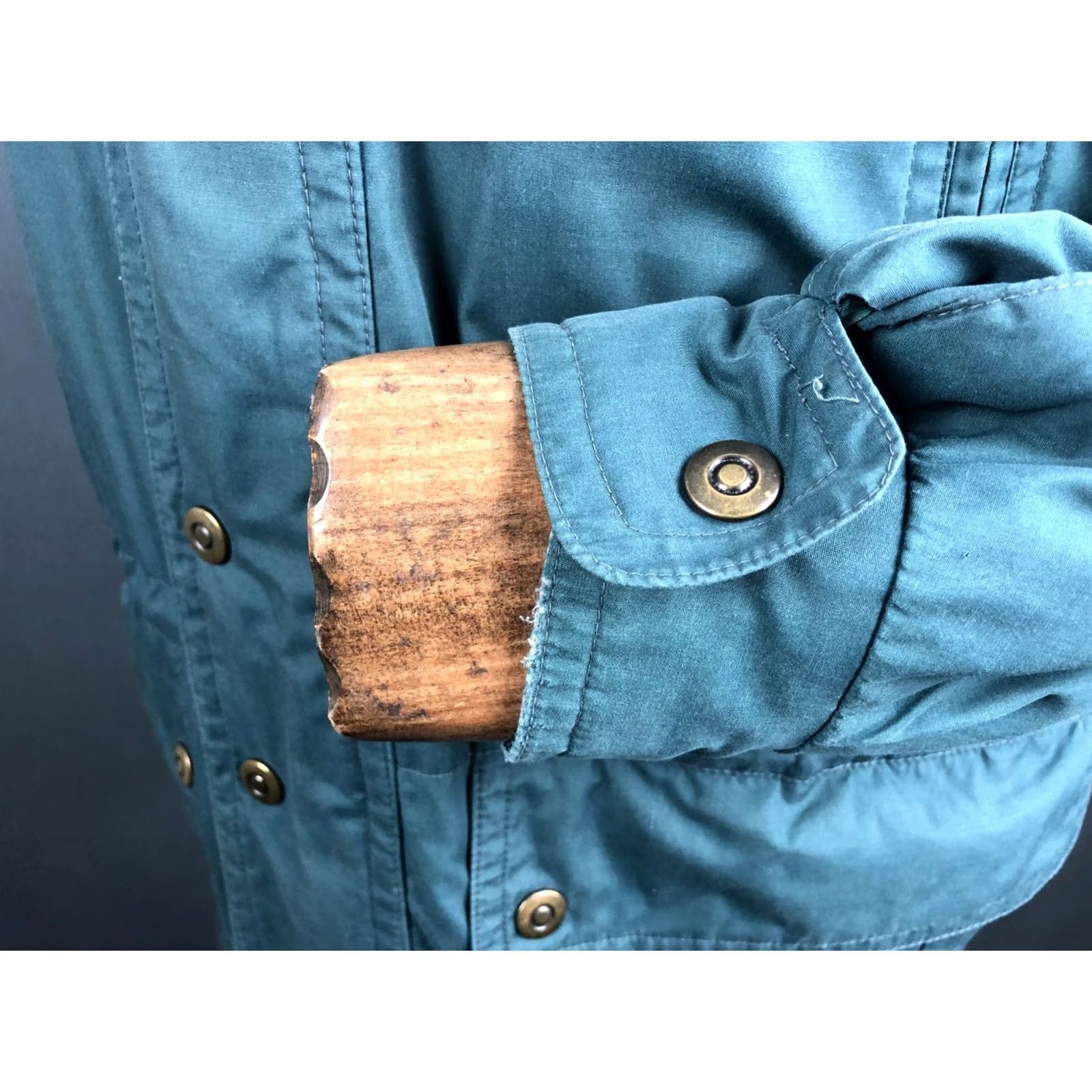 Baracuta Baracuta Jacket Baracuta Shirt? No - Baracuta Jacket Men S Green Polyester Full Zip Padded Mid-Length Chest Pockets Lined Size US S / EU 44-46 / 1 - 7 Thumbnail