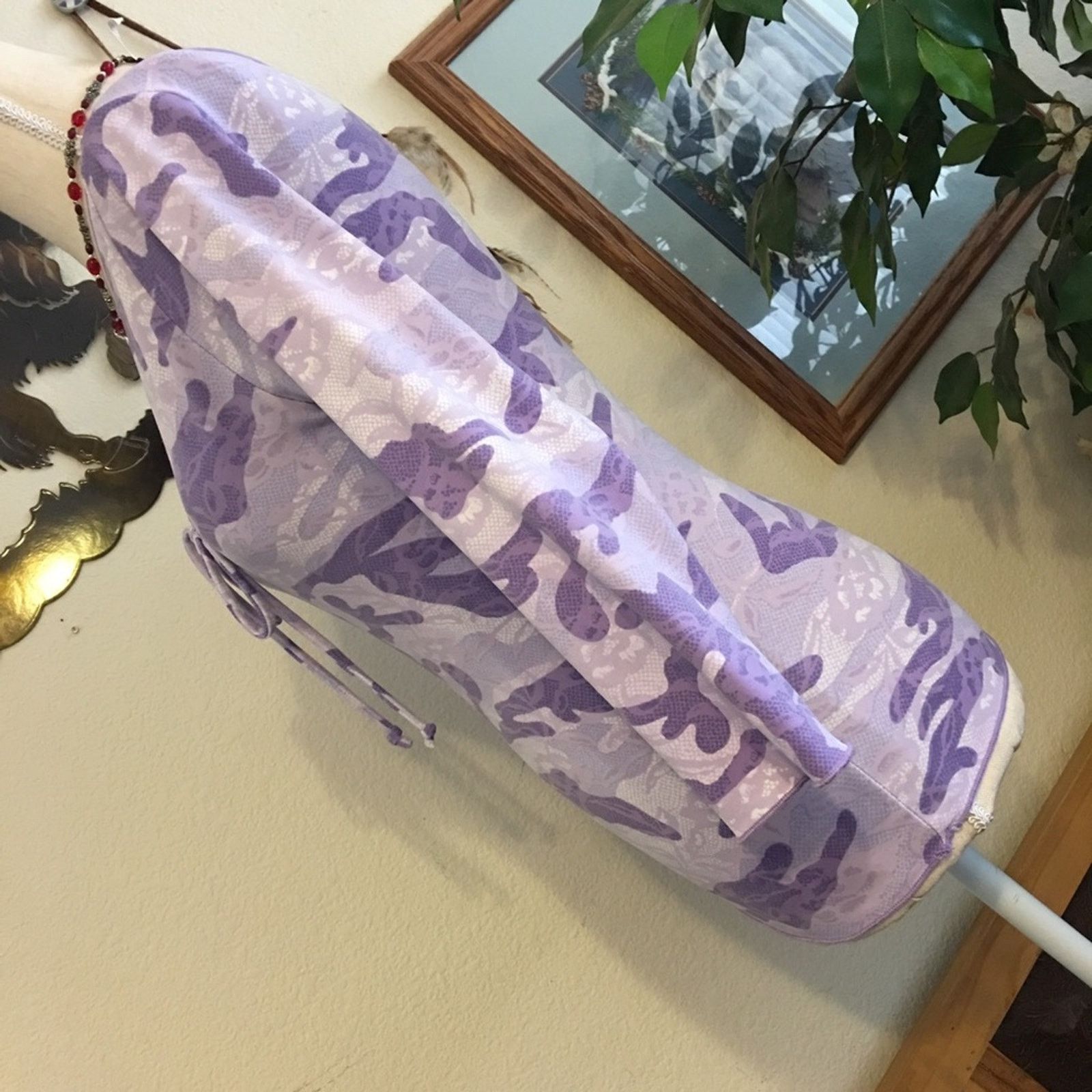 Other Styles purple camo & lace print stretch top S Size S / US 4 / IT 40 - 4 Thumbnail