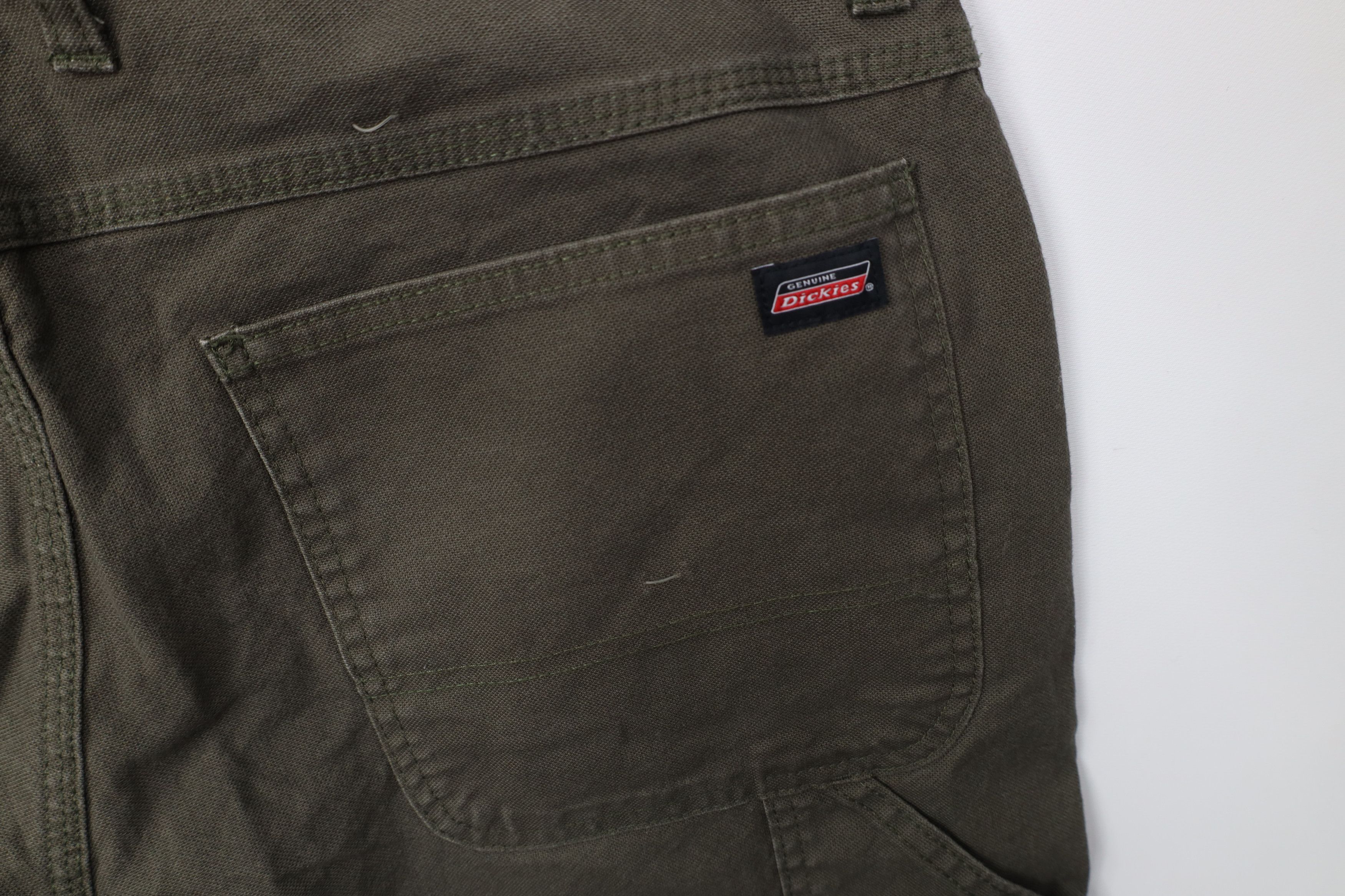 Dickies AS IS Vintage Y2K Dickies Off Wide Leg Dungaree Pants Green Size US 34 / EU 50 - 12 Thumbnail