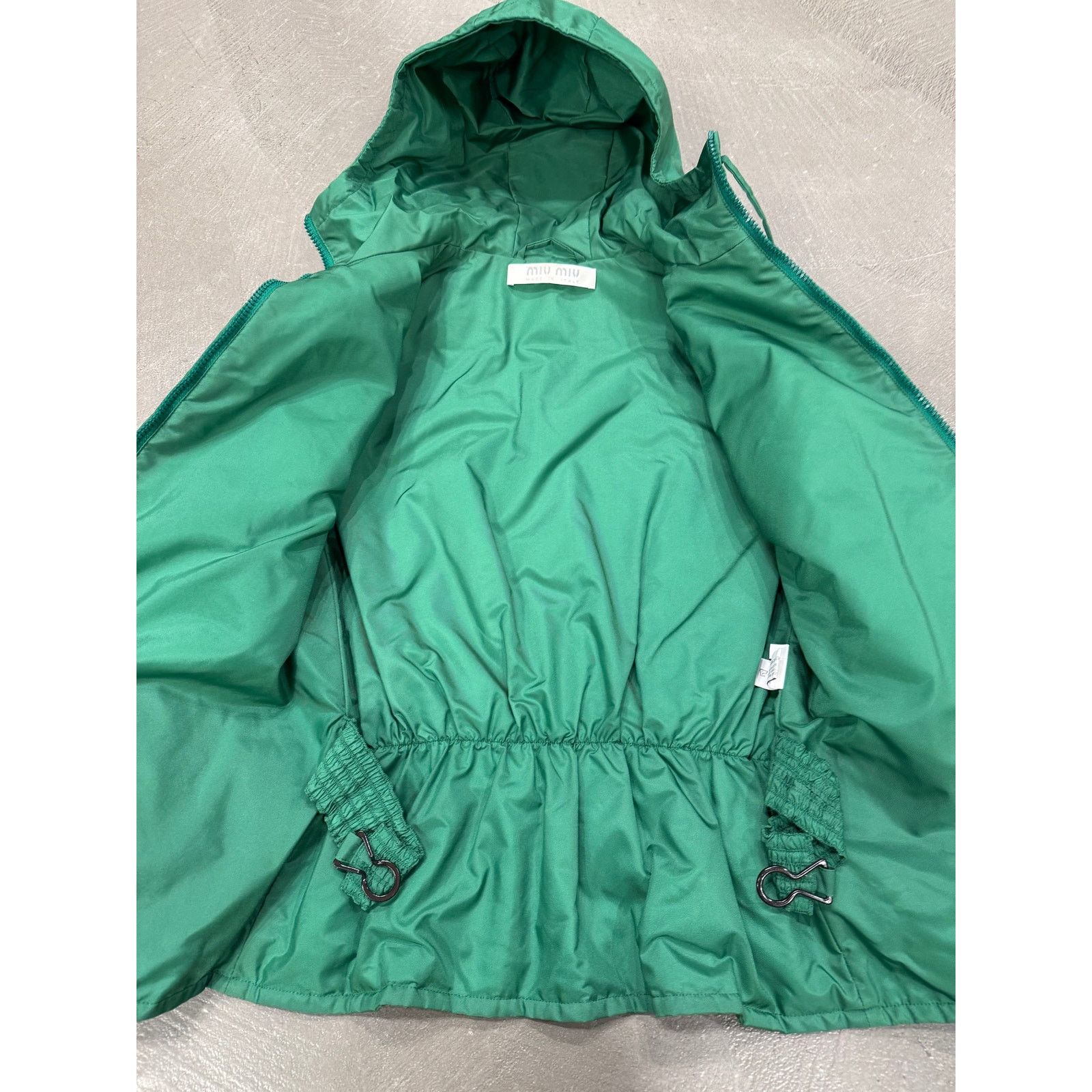 Miu Miu S/S1999 Miu Miu green nylon technical jacket Size US M / EU 48-50 / 2 - 5 Thumbnail