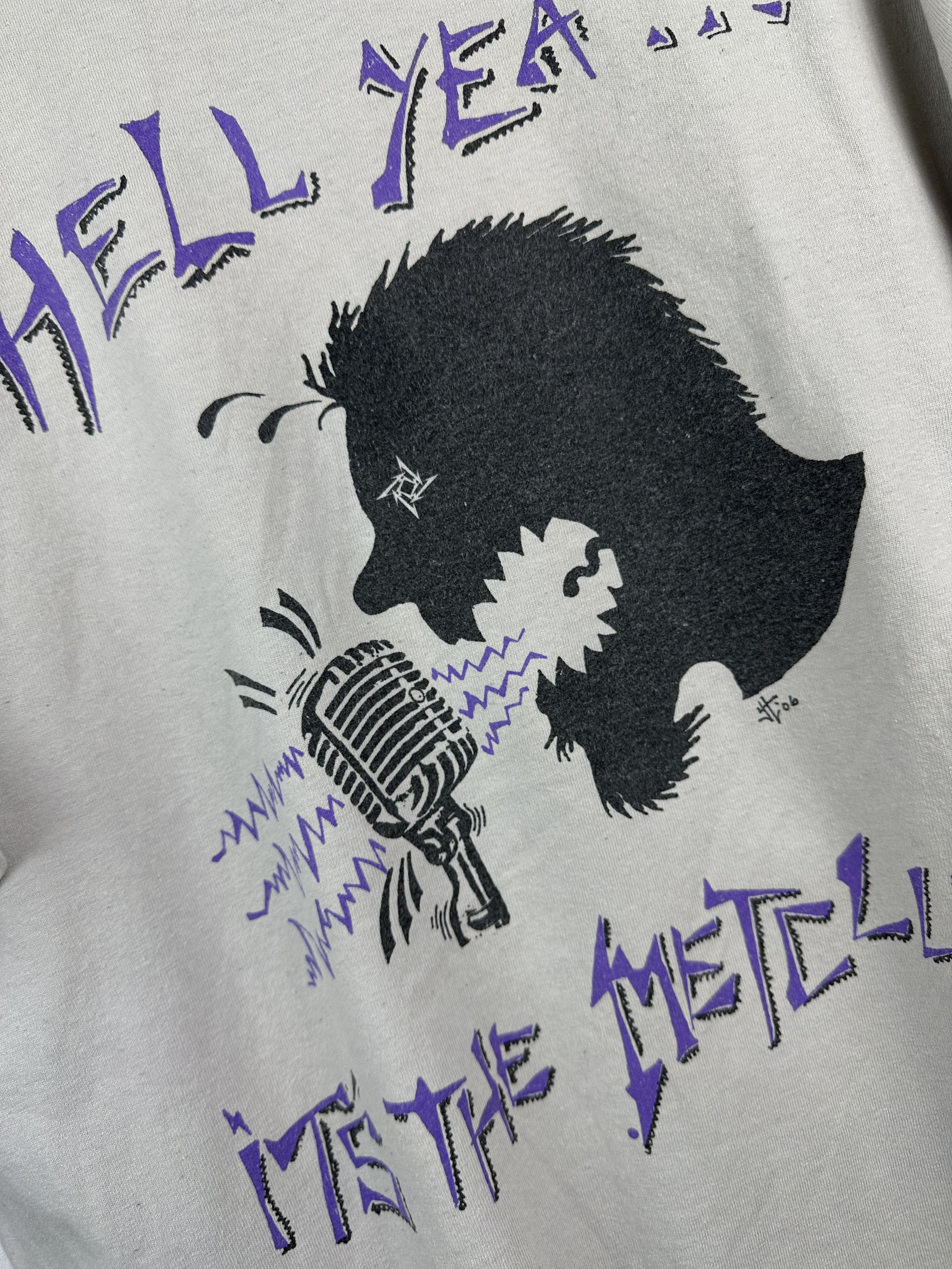 Band Tees × Vintage Vintage Metallic 2006 Hell Yea Metclub Band Shirt Tee Size US L / EU 52-54 / 3 - 13 Thumbnail