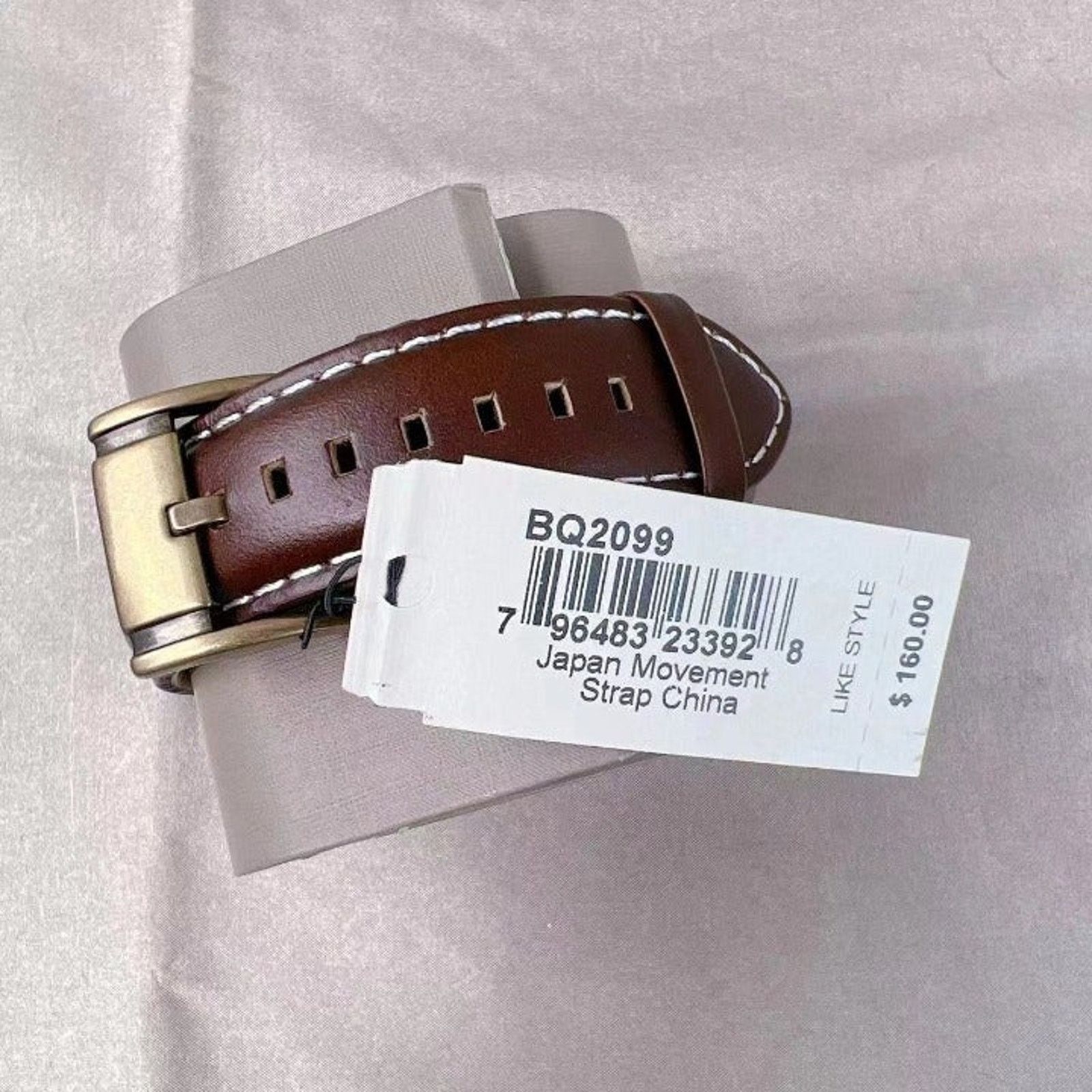 Fossil Fossil BQ2099 Rhett Chronograph Brown Leather Watch Size ONE SIZE - 4 Thumbnail