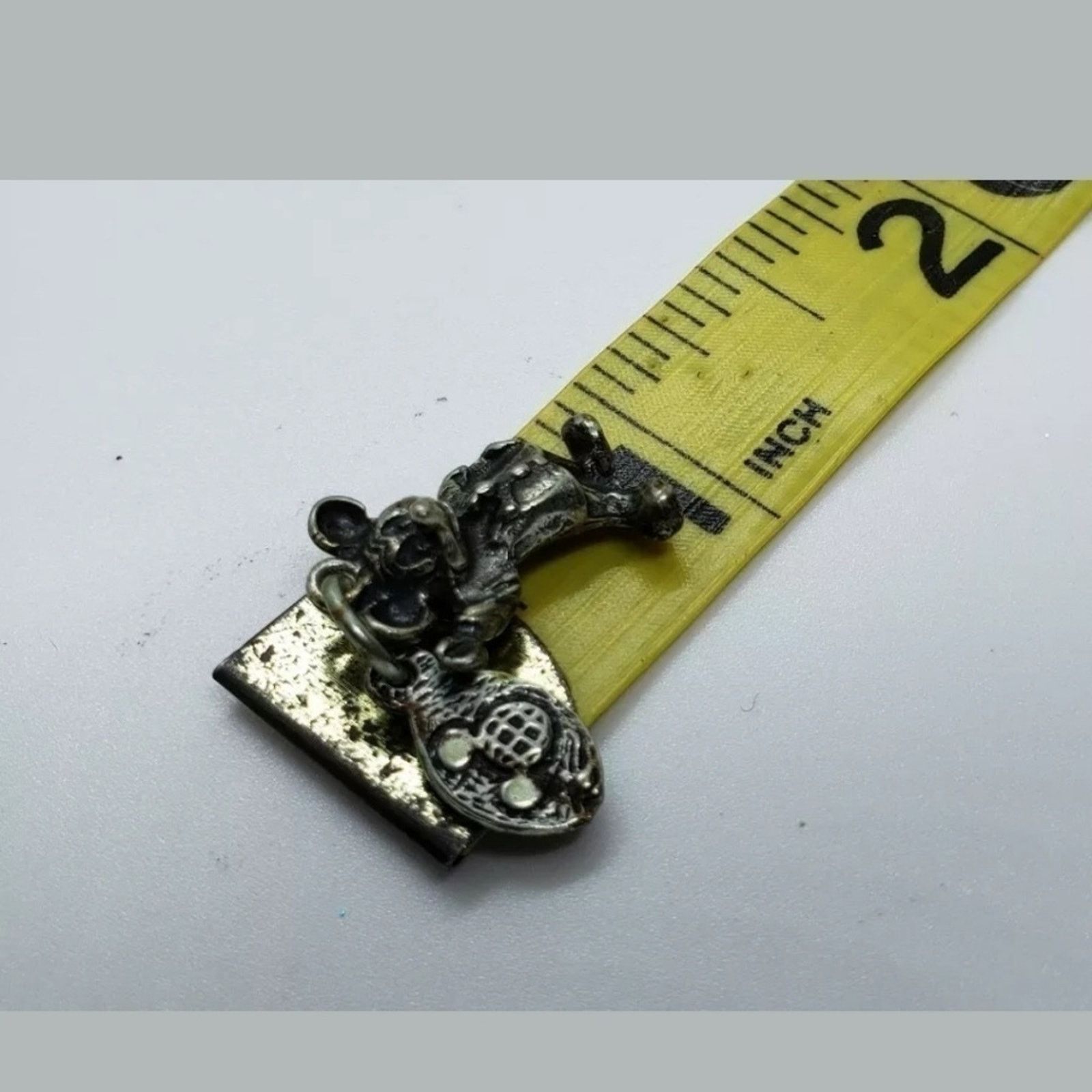 Disney Vintage Sterling Silver 3D Mickey Charm Size ONE SIZE - 5 Thumbnail