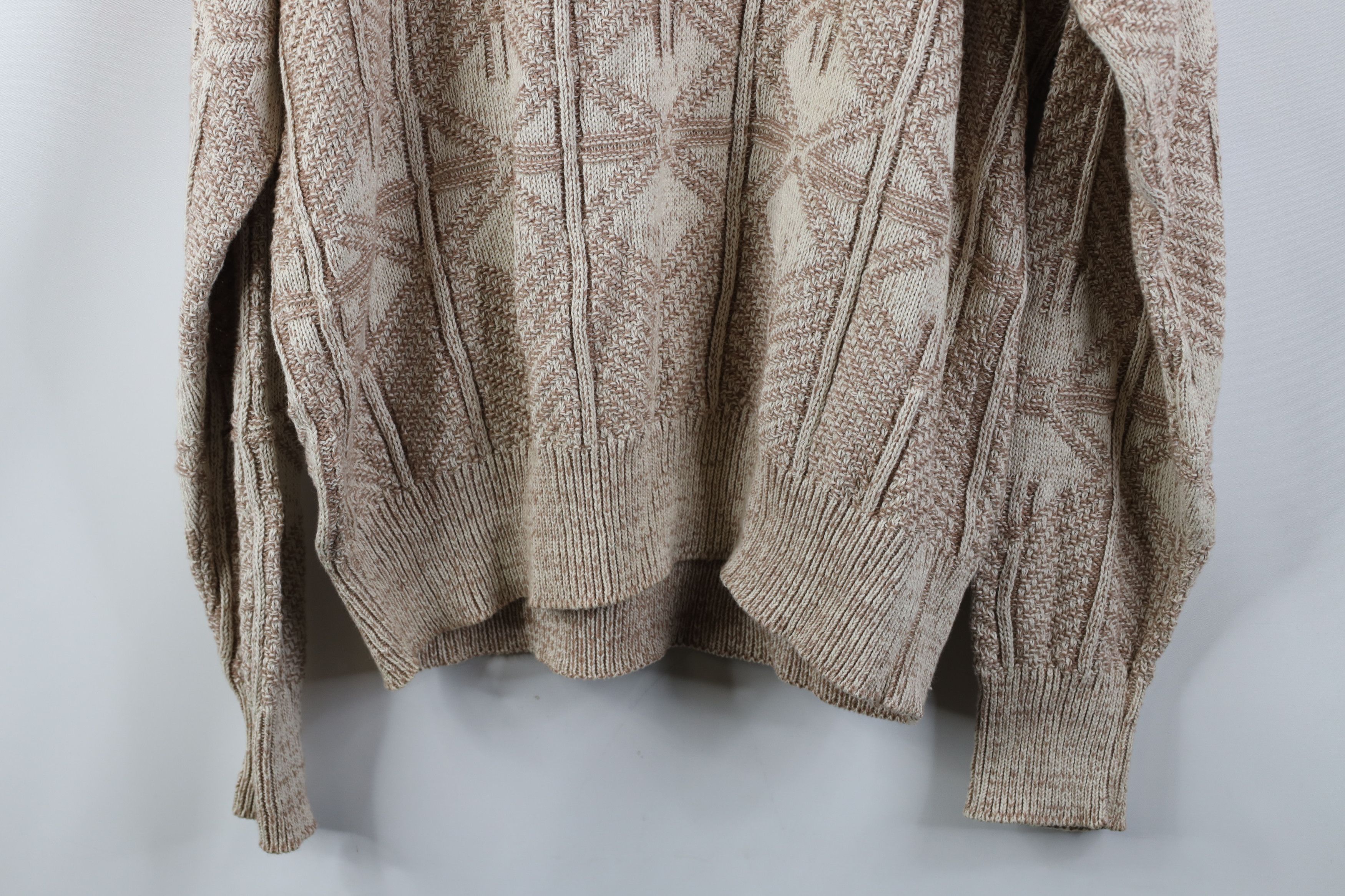 Vintage Vintage 90s Streetwear Fair Isle Geometric Knit Sweater USA Size US L / EU 52-54 / 3 - 11 Thumbnail