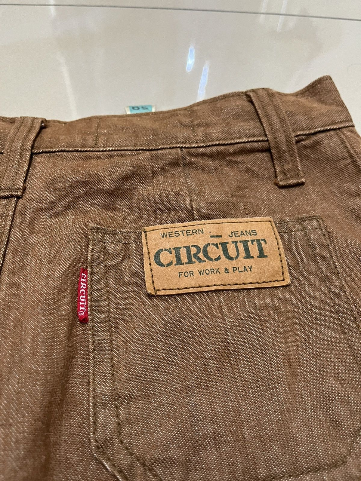 Tornado Mart Vintage Super flare Circuit bushpant denim wideleg Size US 28 / EU 44 - 14 Thumbnail