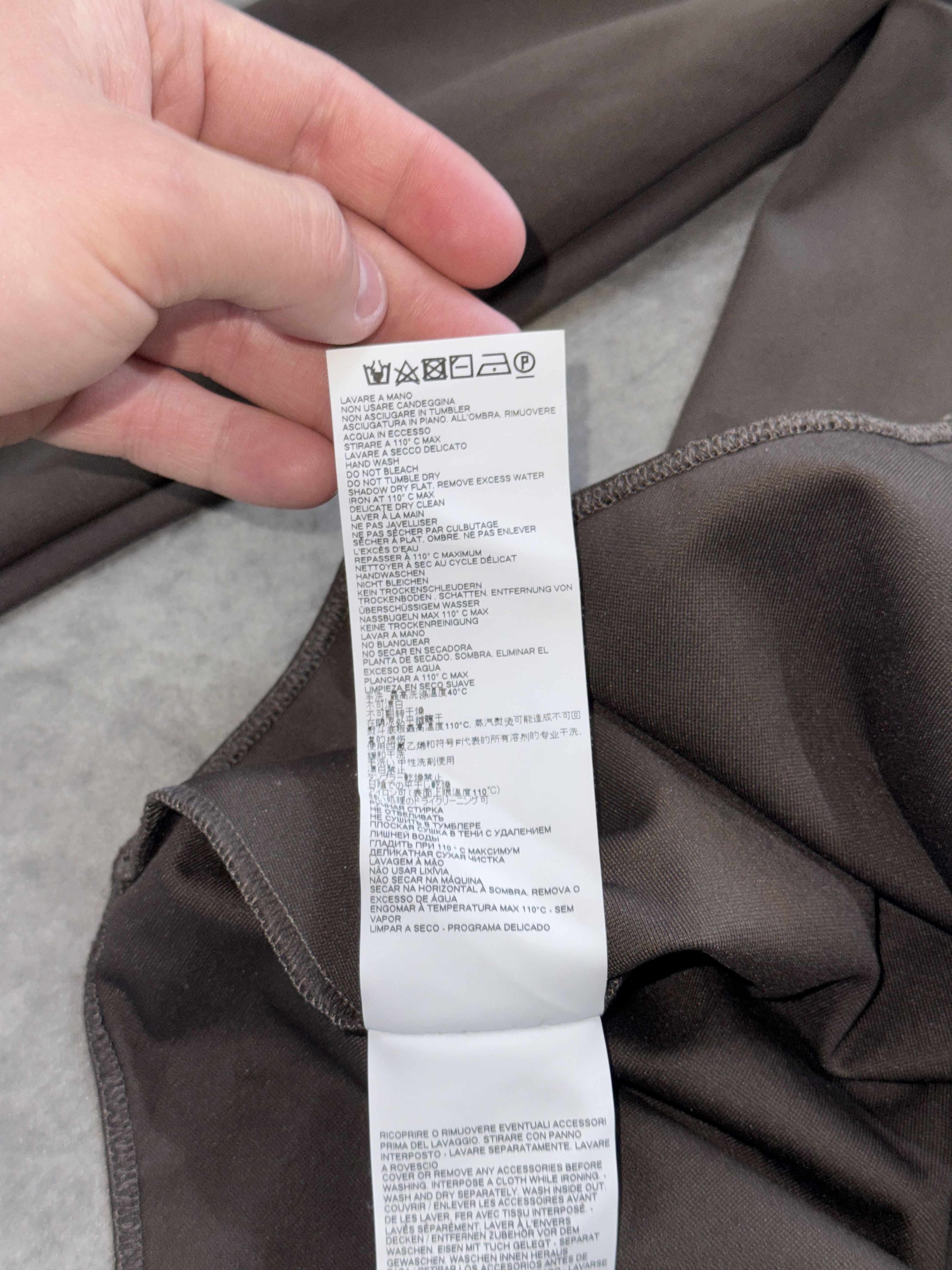 Maison Margiela Maison Margiela Long Sleeve Body – Brown – 4 seams Size M / US 6-8 / IT 42-44 - 7 Thumbnail
