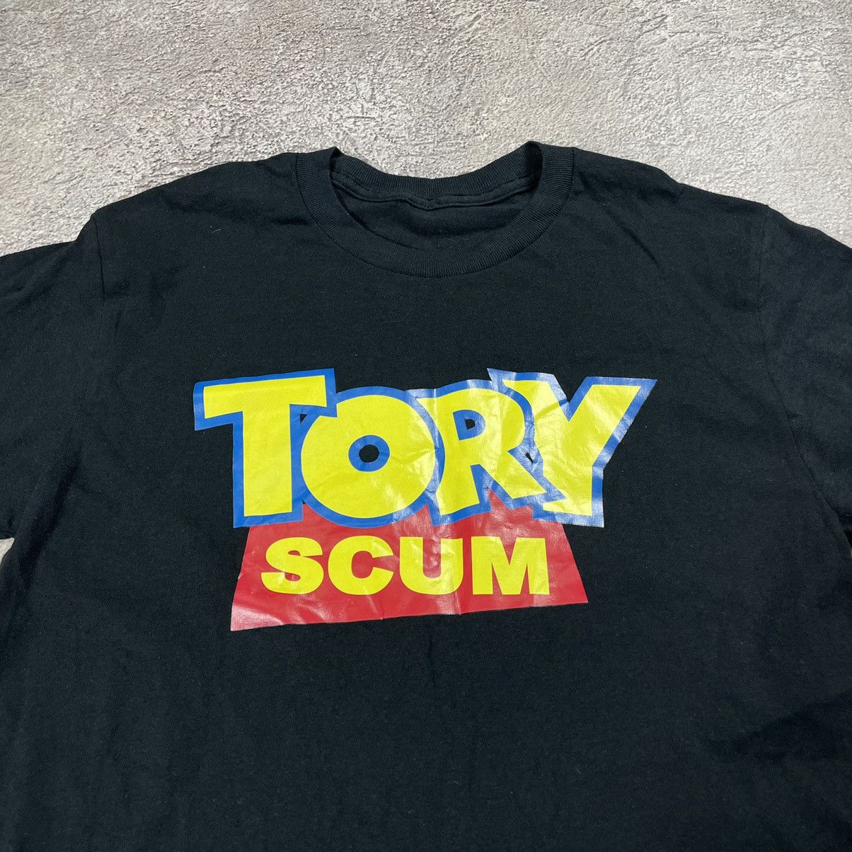 Vintage Vintage Y2K Graphic Logo Tee Black Faded Humor Small Opium S Size US S / EU 44-46 / 1 - 4 Thumbnail
